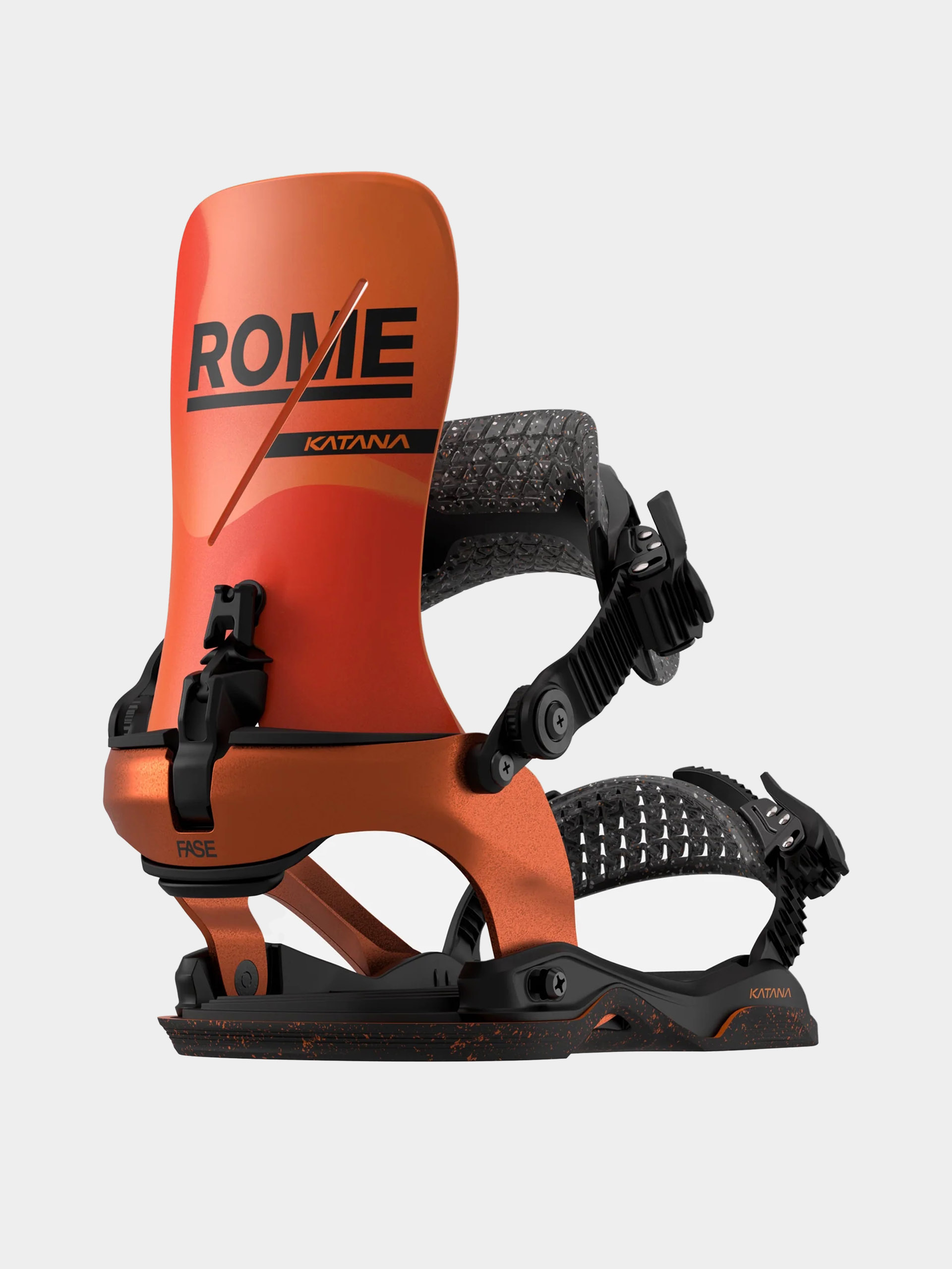 Rome Katana Snowboard bindings - multicolor (black/orange)
