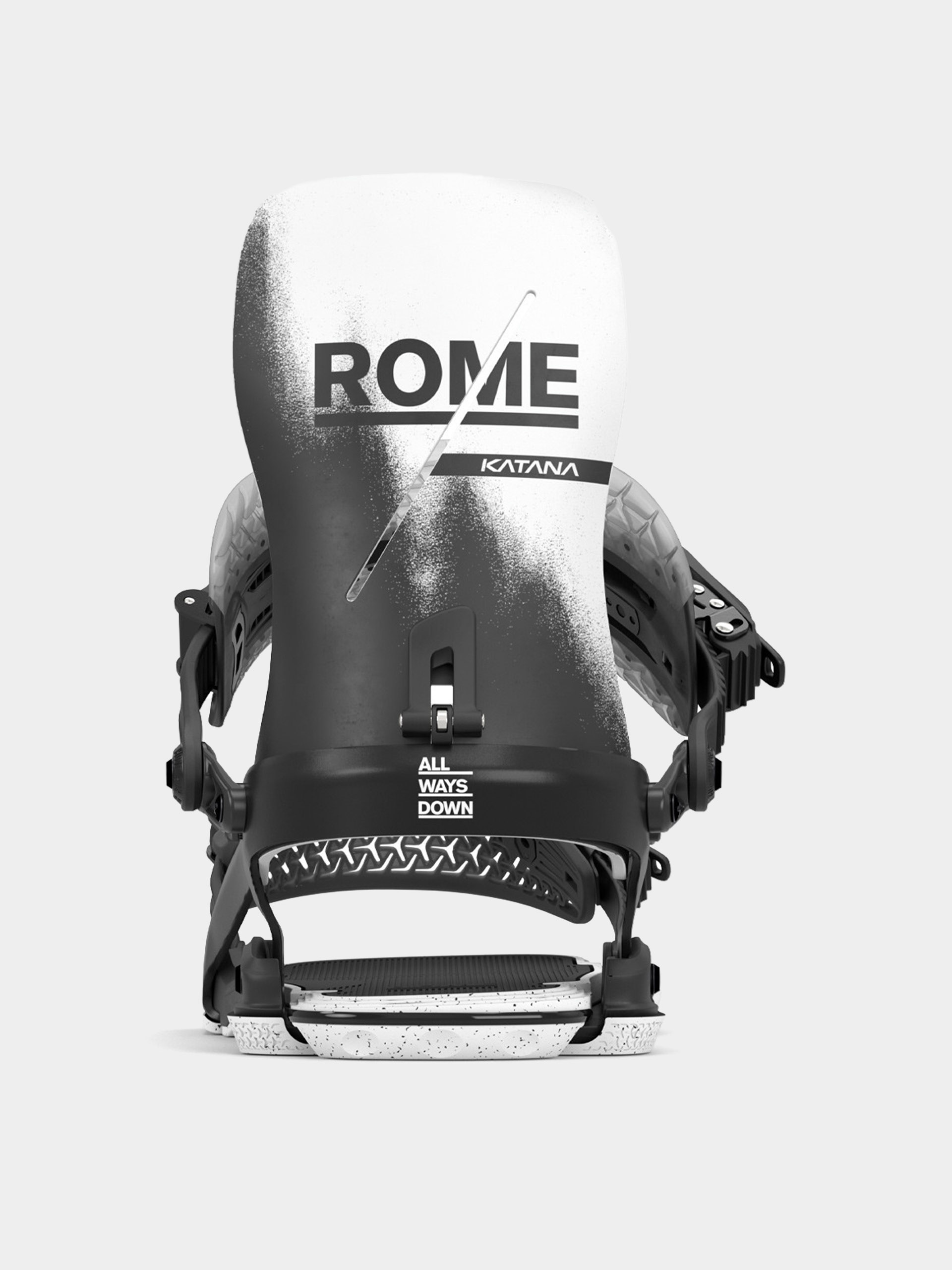 Rome Snowboard bindings Katana Aw - white (black/white)