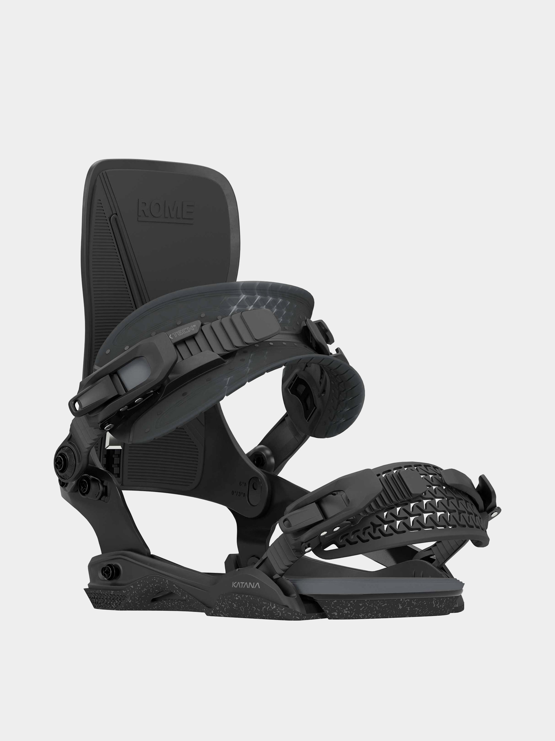 Mens Rome Snowboard bindings Katana Aw (black)
