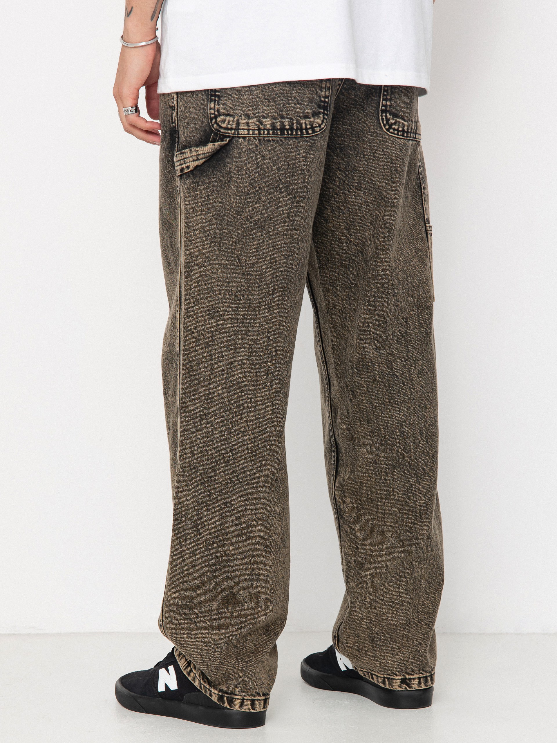 Vans Drill Chore Carpenter Loose Acid Wash Hose (bay leaf)