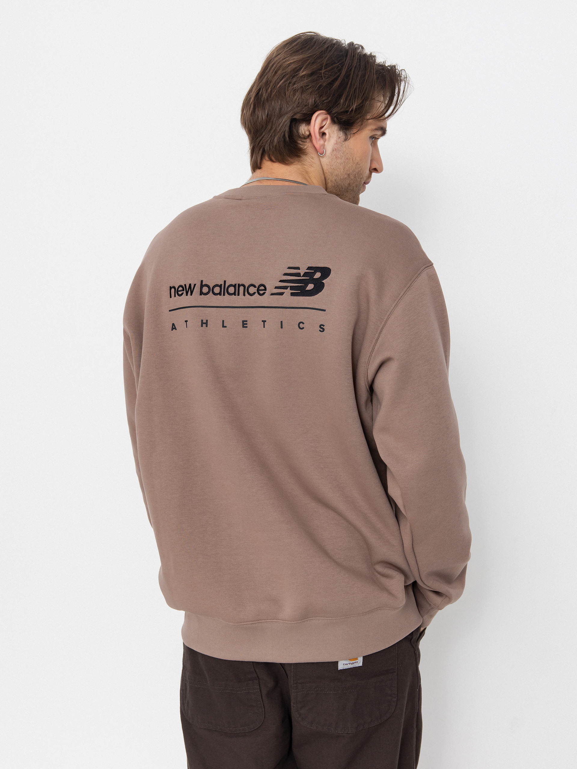New Balance Linear Graphic Sweatshirt (brown)