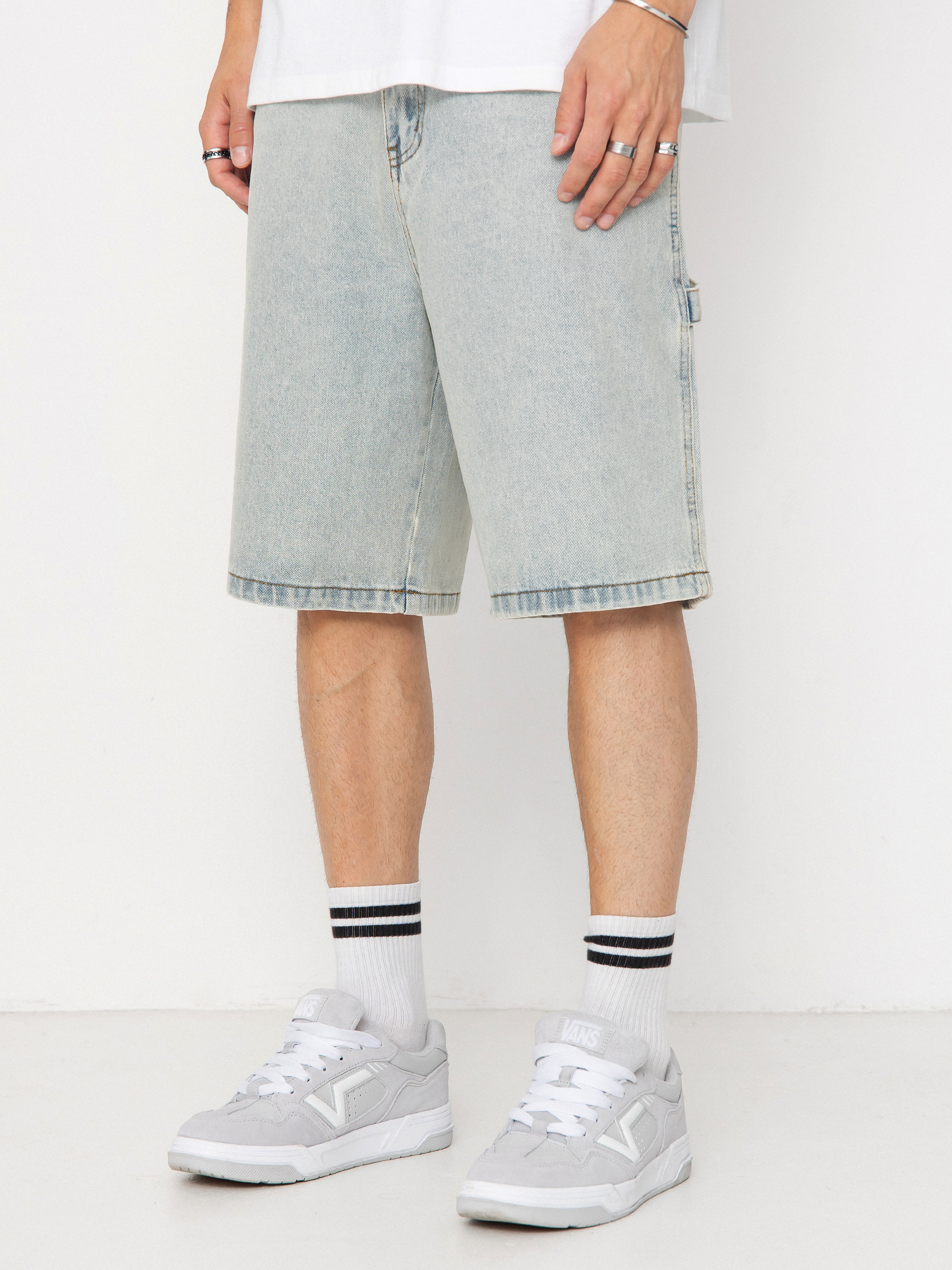 Wasted Paris Signature Hammer Shorts (light blue)