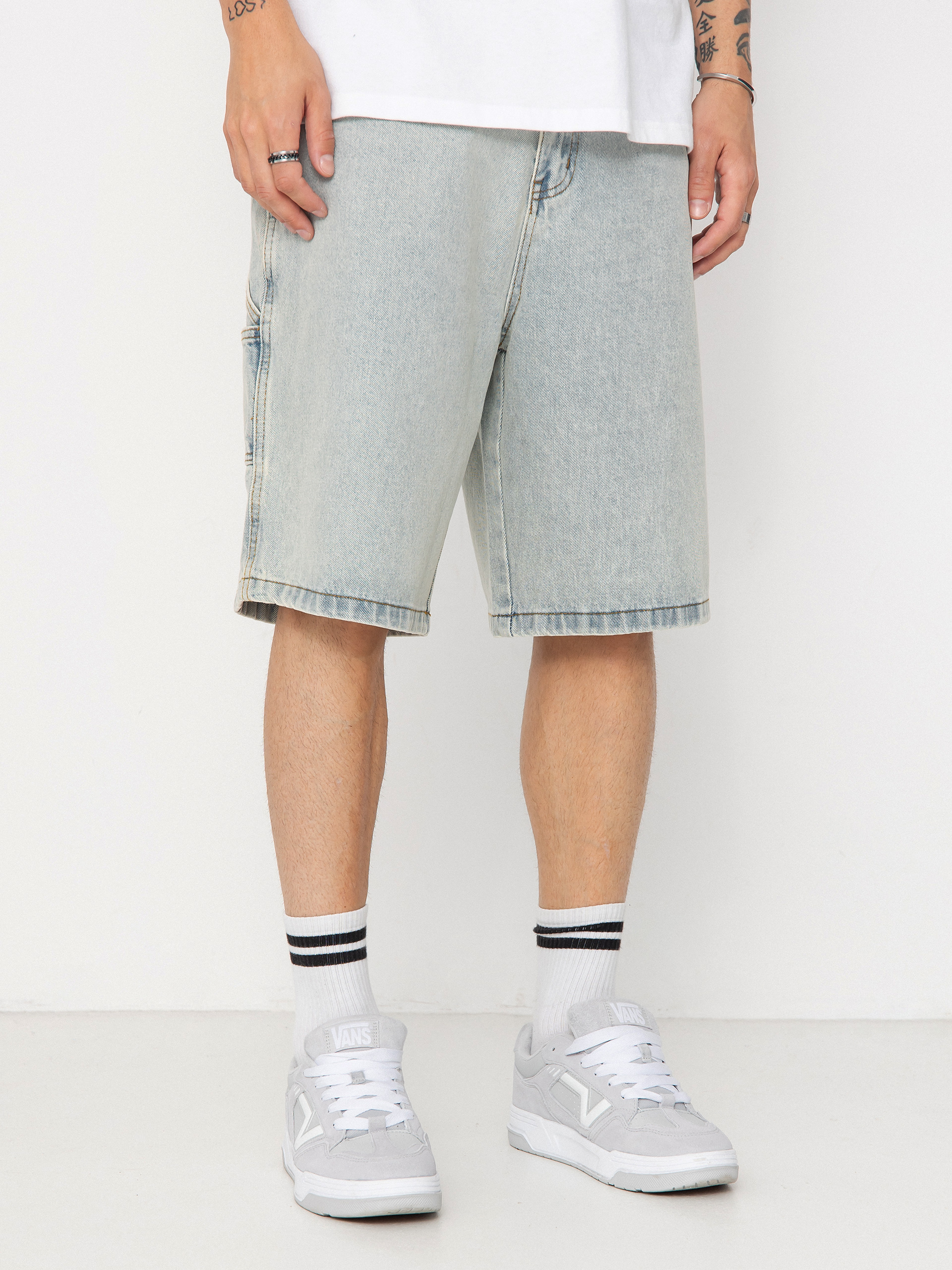 Wasted Paris Signature Hammer Shorts (light blue)