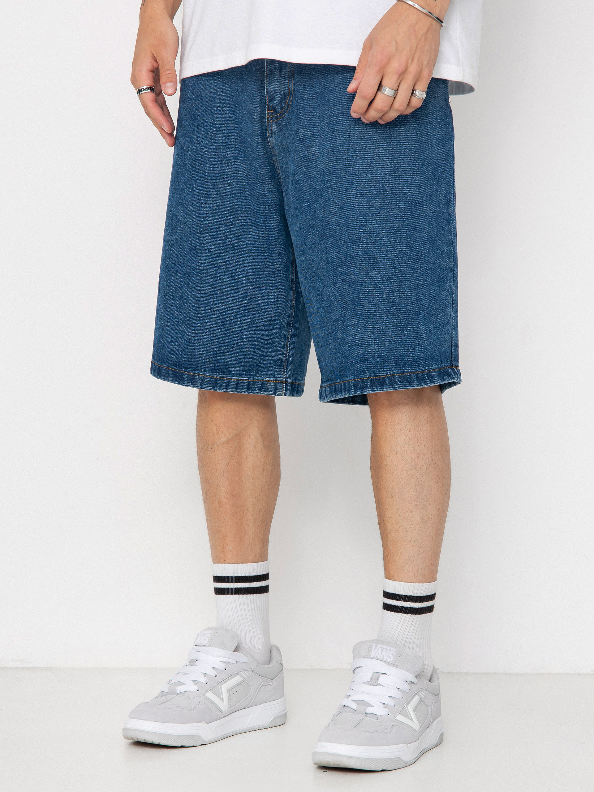 Wasted Paris Prey Casper Shorts (washed blue)