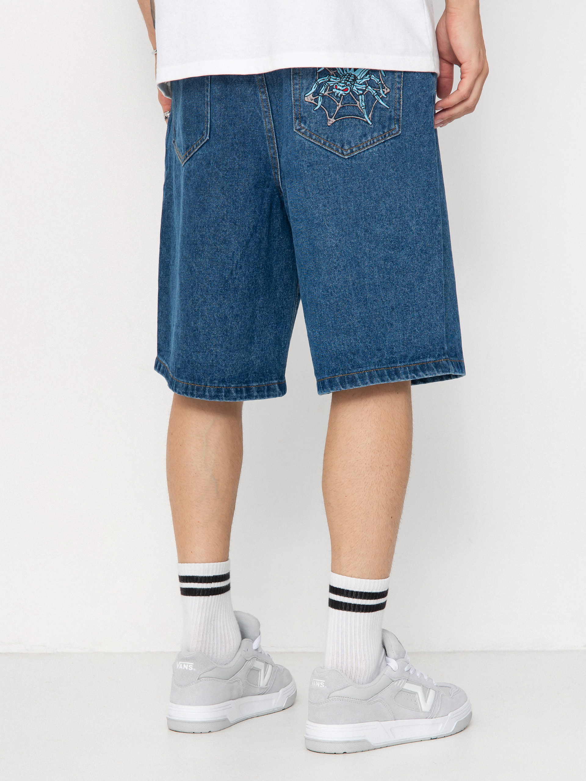 Wasted Paris Prey Casper Shorts (washed blue)