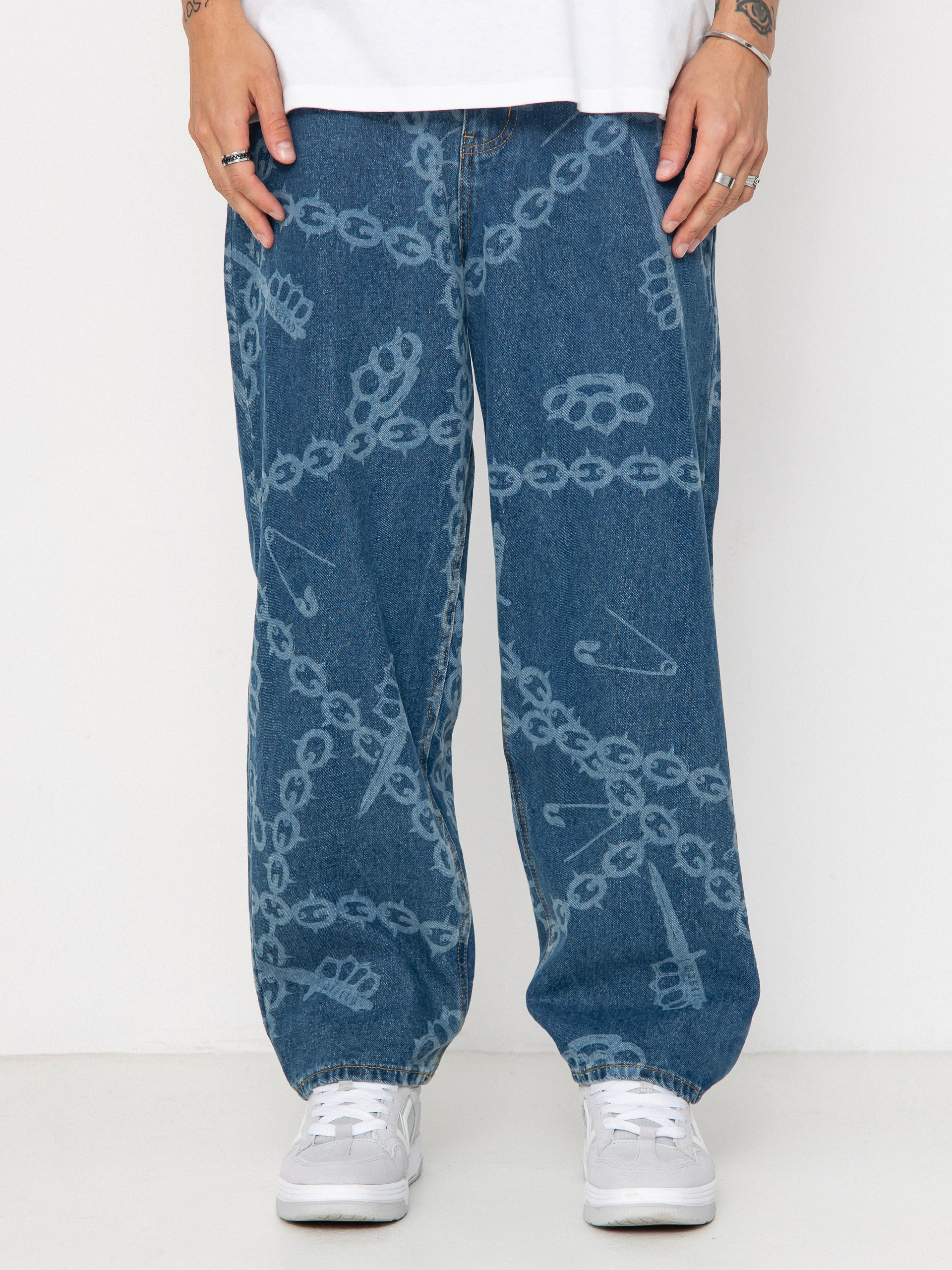 Wasted Paris Knuckles Casper Pants (washed blue)