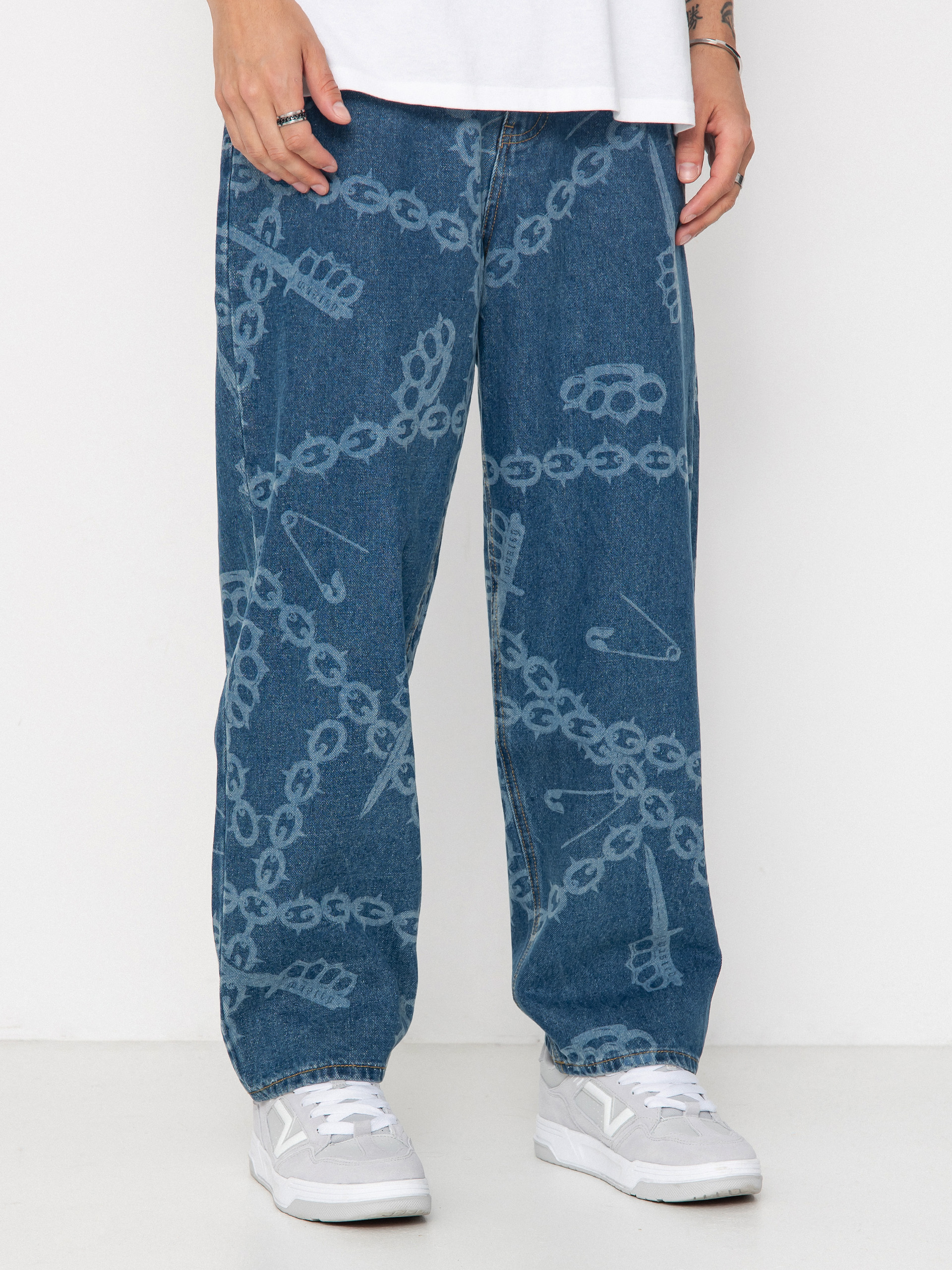 Wasted Paris Knuckles Casper Hose (washed blue)