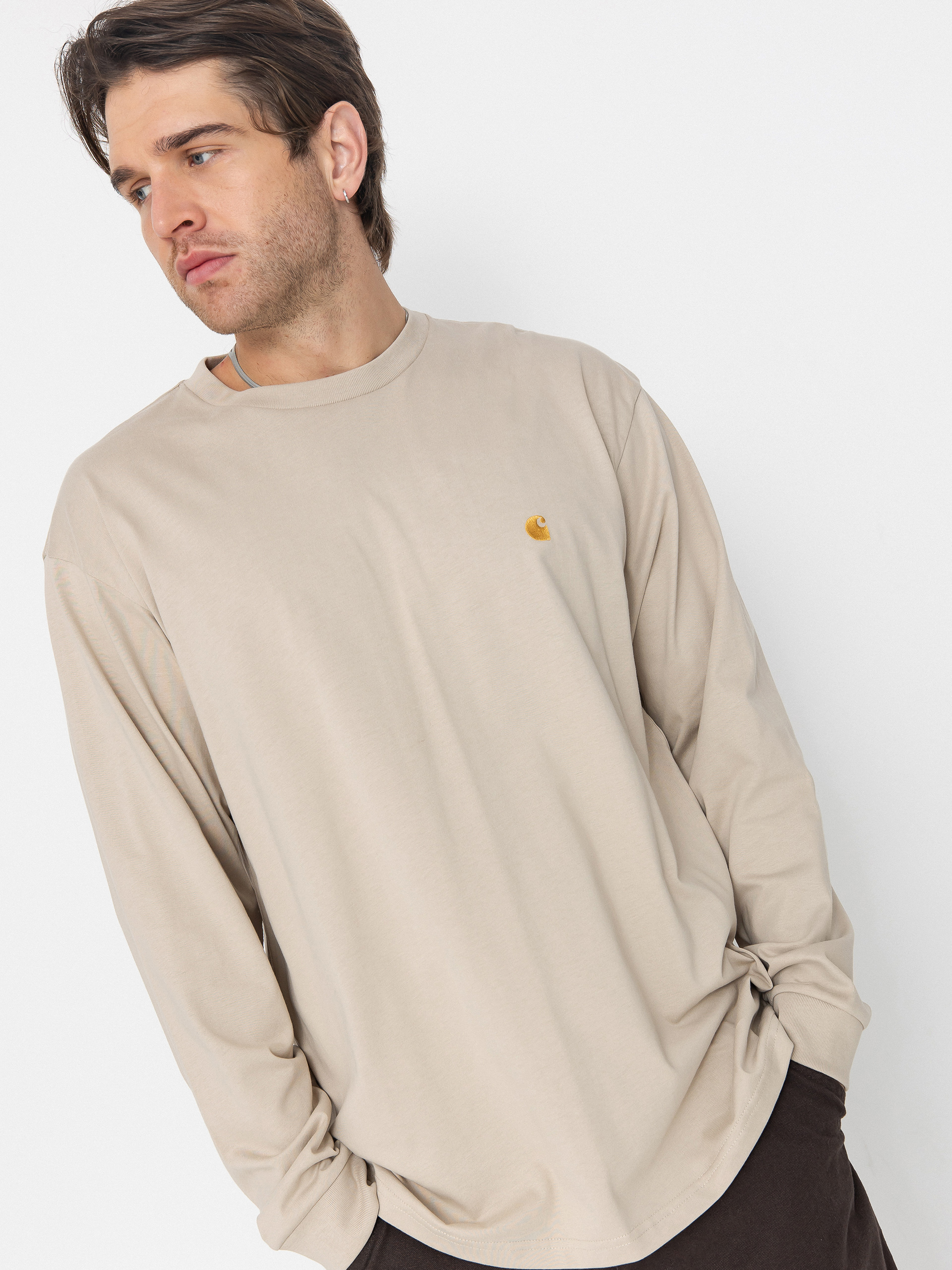 Carhartt WIP Chase Longsleeve (fleur de sel/gold)