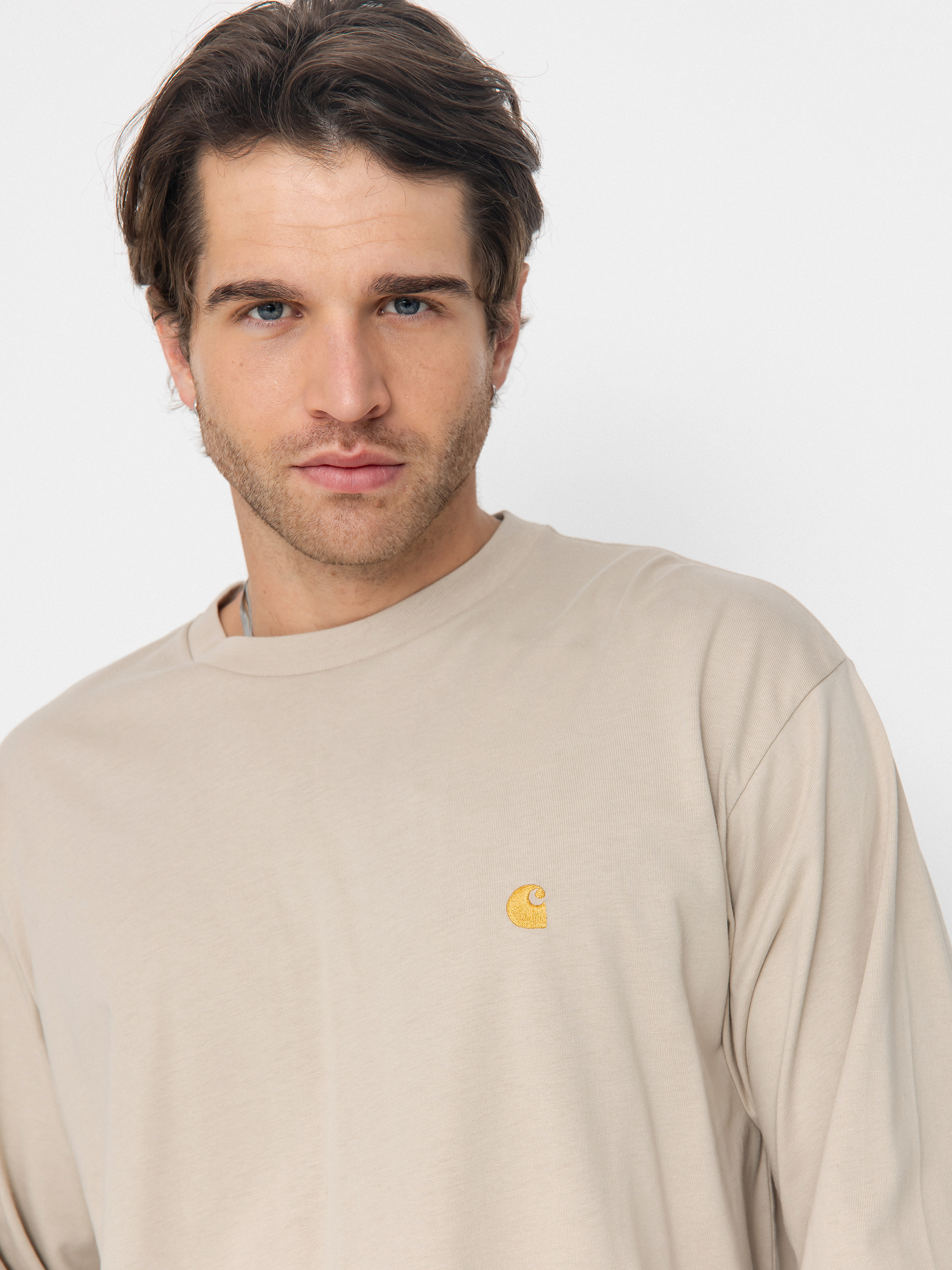 Carhartt WIP Chase Longsleeve (fleur de sel/gold)