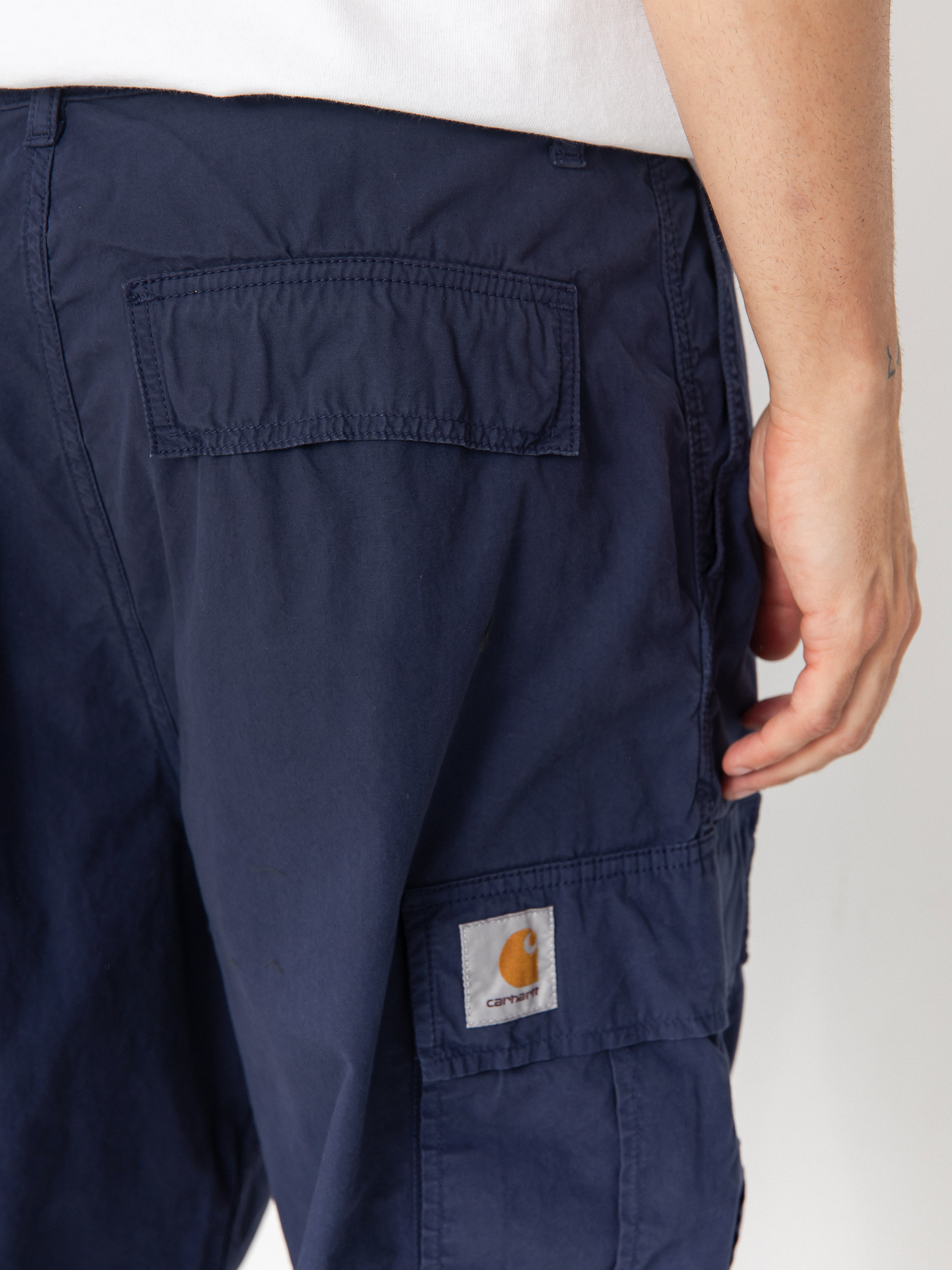 Carhartt WIP Cole Cargo Pants (blue/garment dyed)