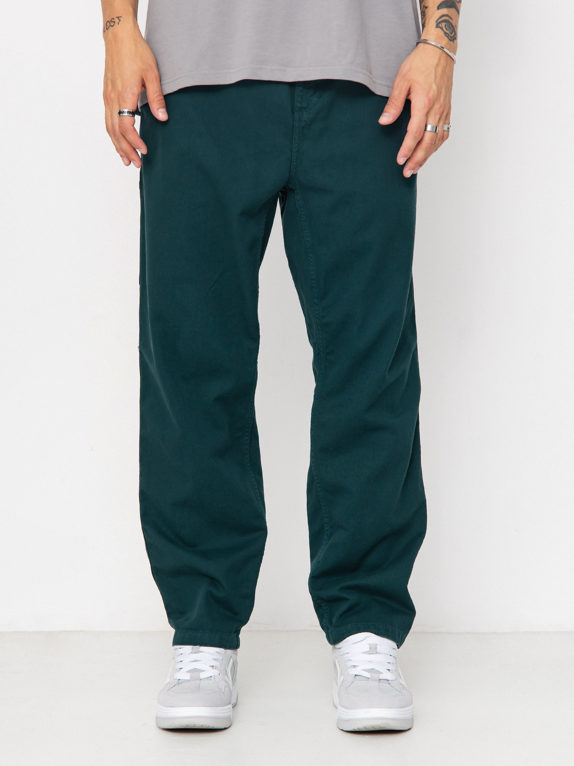 Carhartt WIP Flint Pants (dark fir/garment dyed)