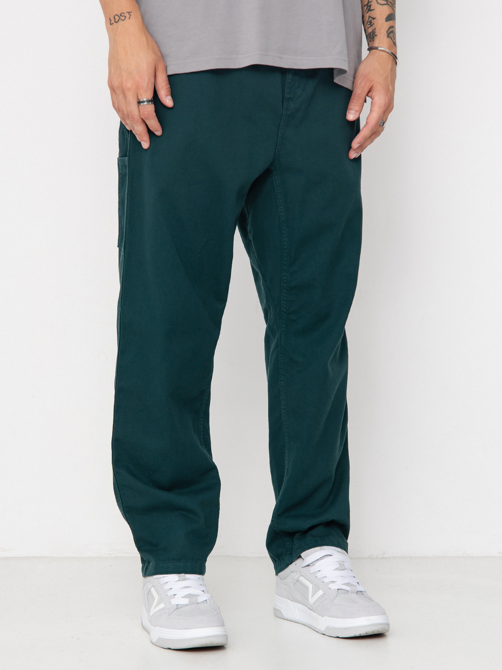 Carhartt WIP Flint Hose (dark fir/garment dyed)