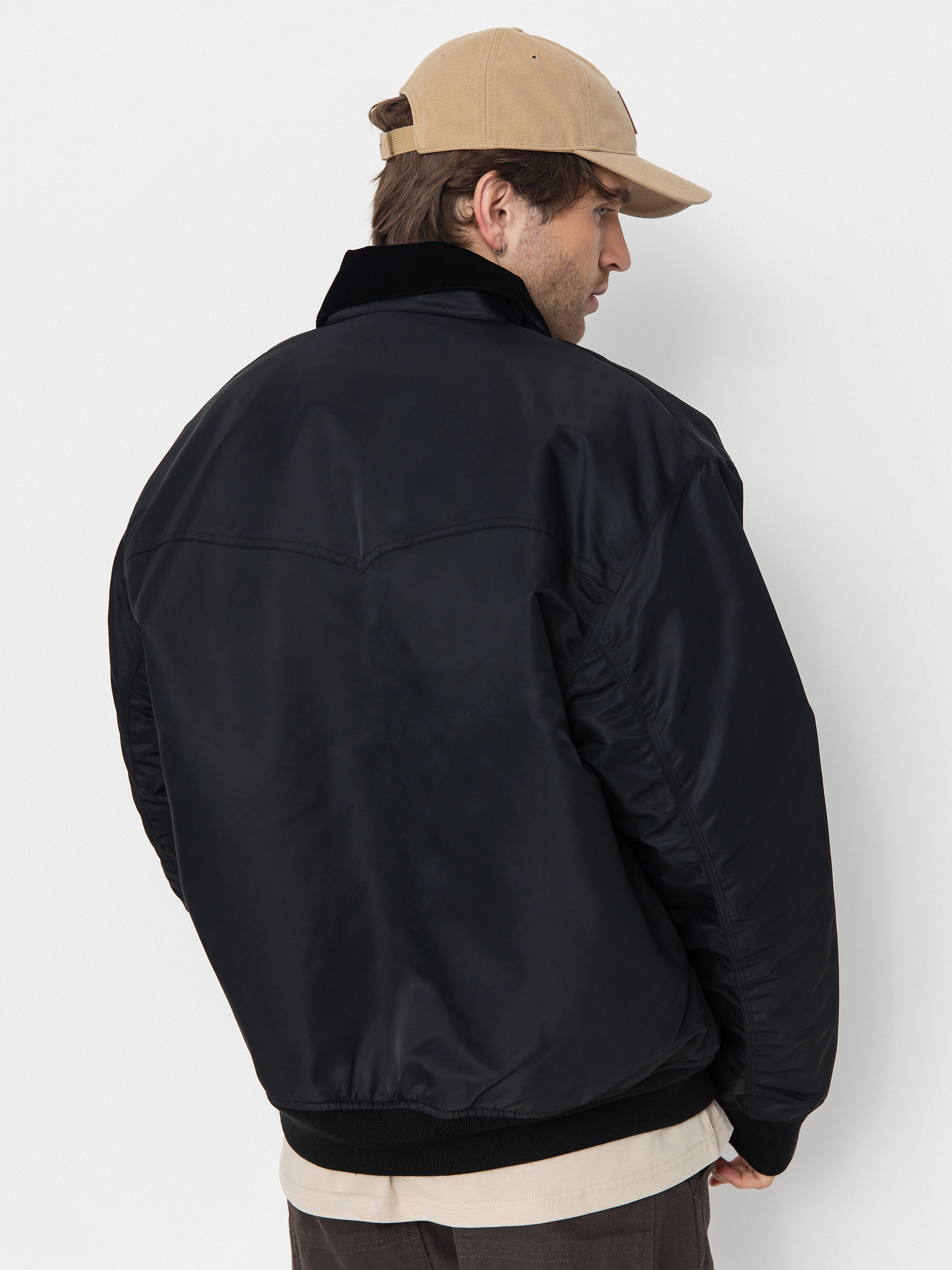 Carhartt WIP Jacke Santa Fe Alumni (black/scarlet)