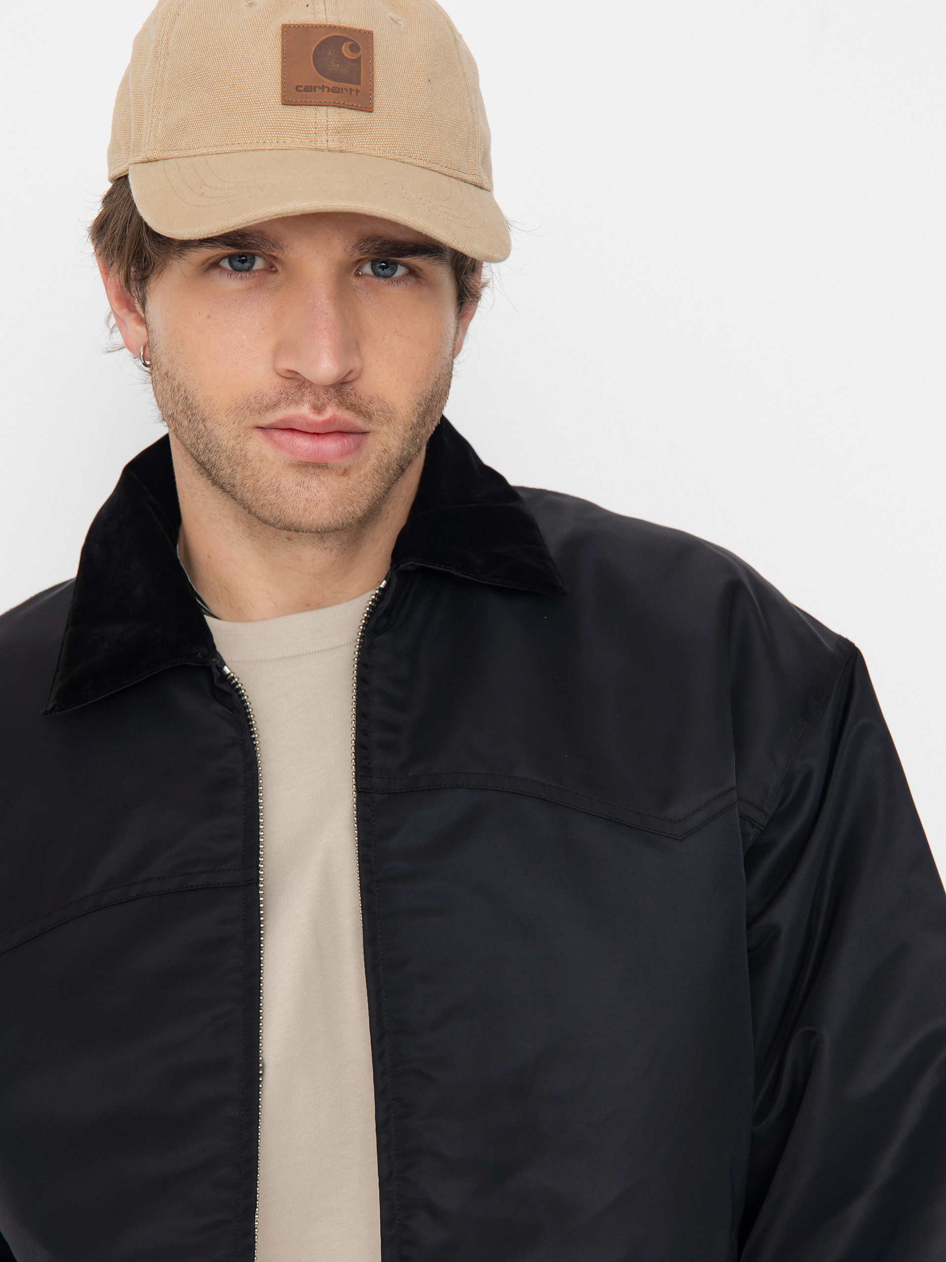 Carhartt WIP Jacke Santa Fe Alumni (black/scarlet)