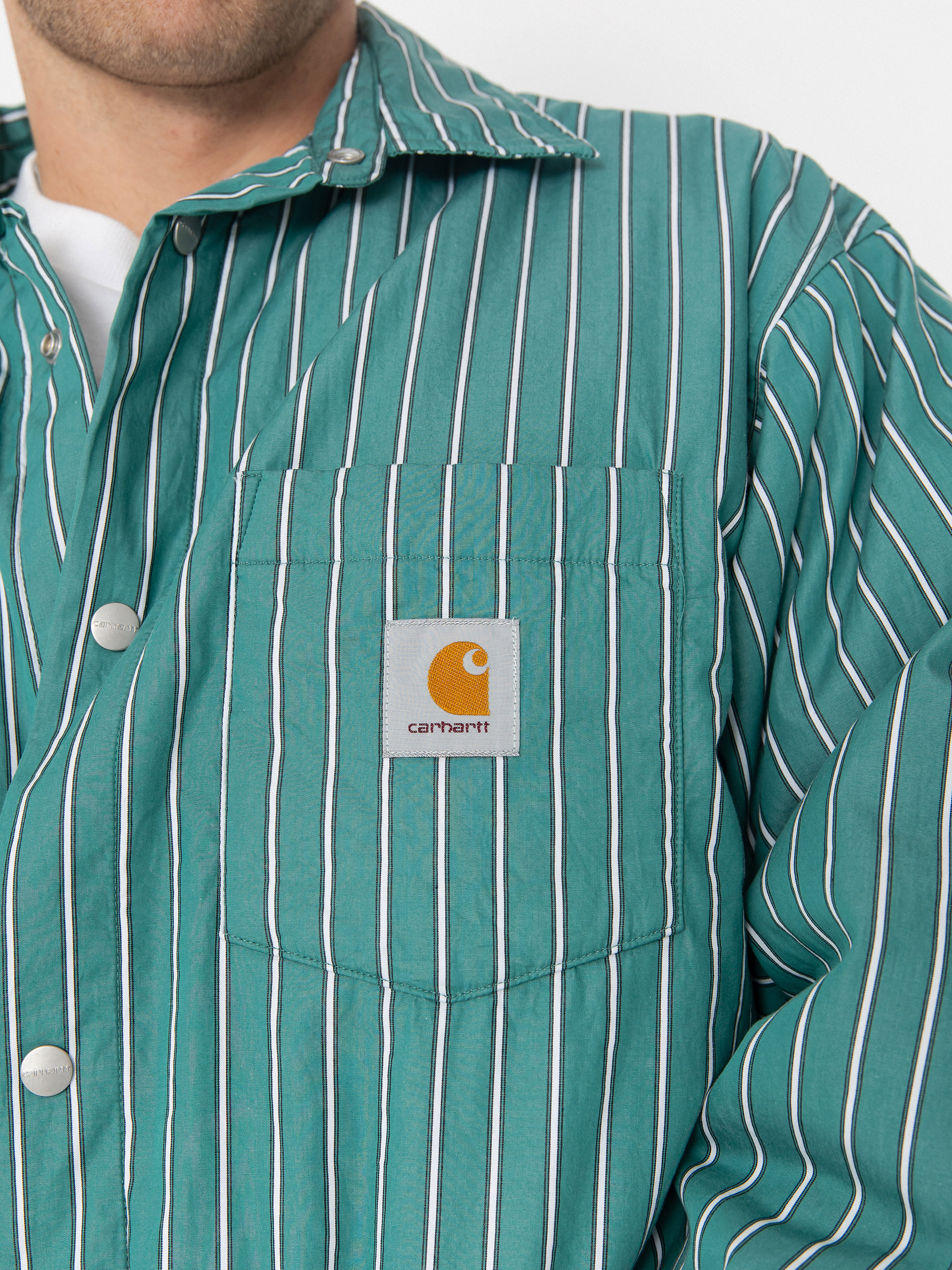 Carhartt WIP Jacket Grimsby (grimsby stripe/saguaro)