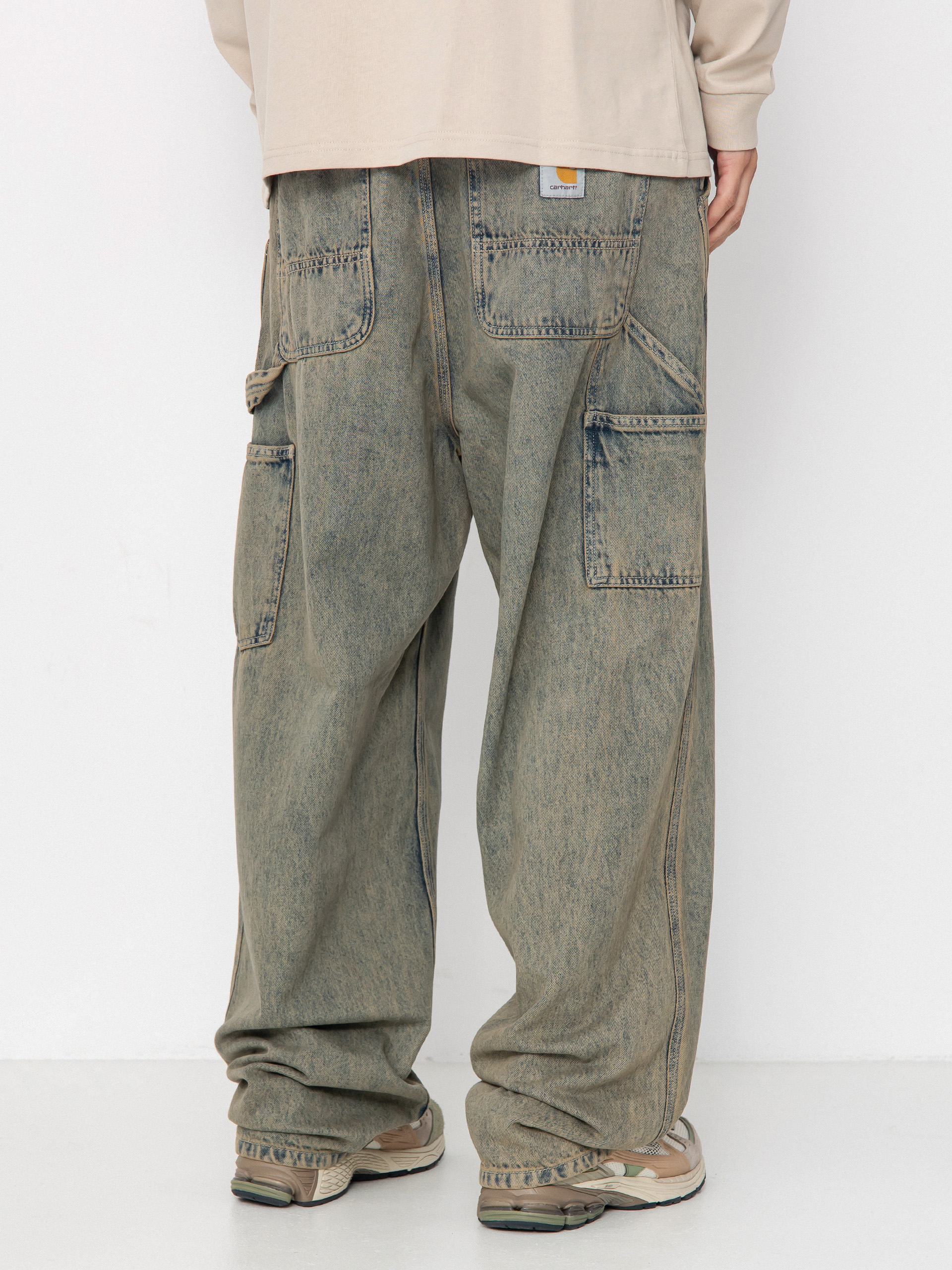 Carhartt WIP Pants OG Single Knee (blue/leather/garment dyed)