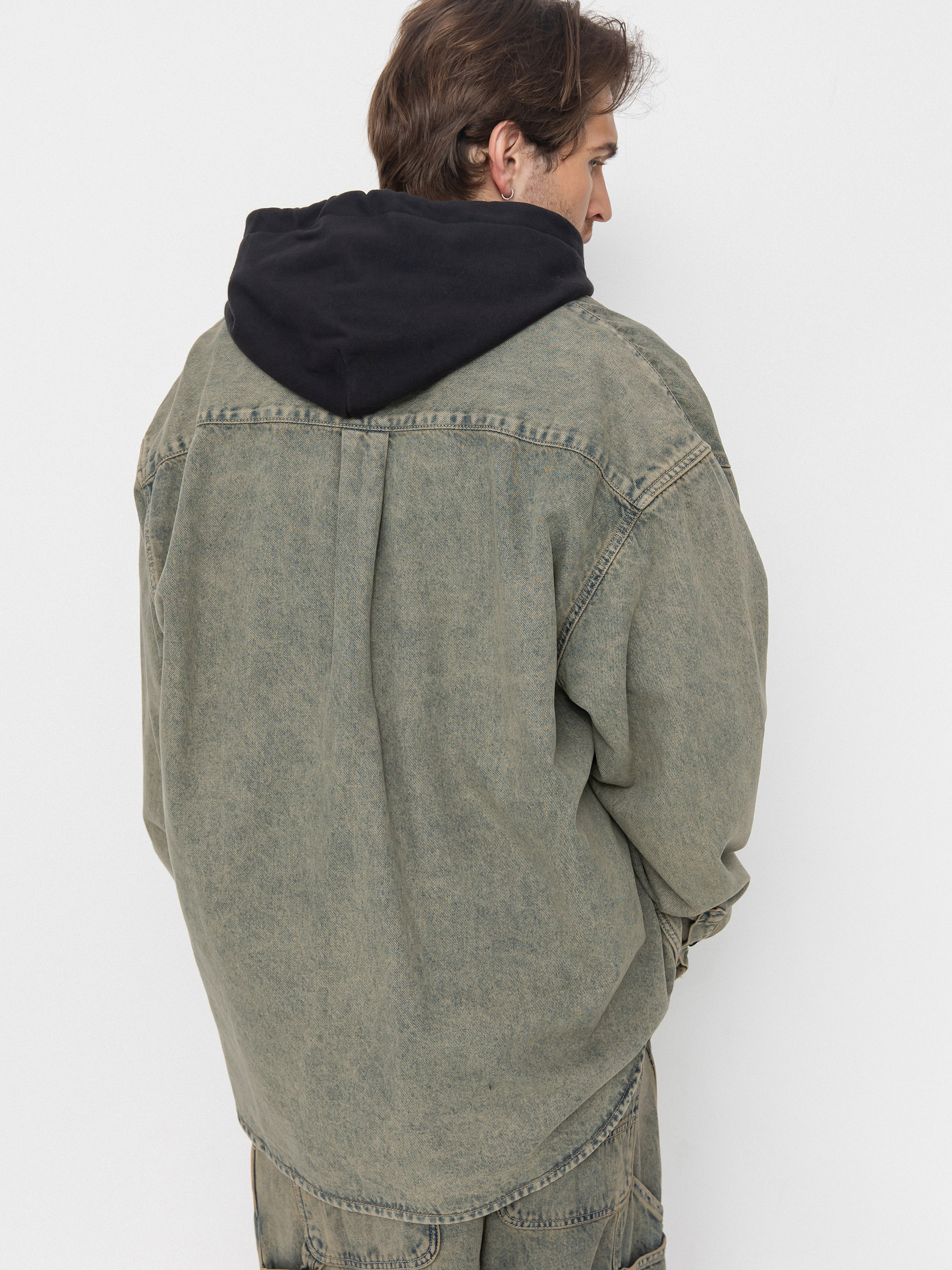 Carhartt WIP Jacke Tigan (blue/leather/garment dyed)