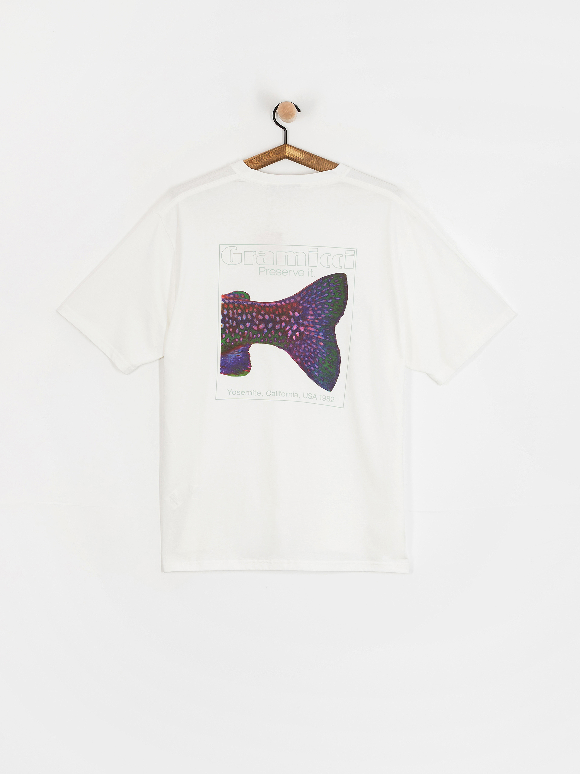 Gramicci T-Shirt Trouttail (white)