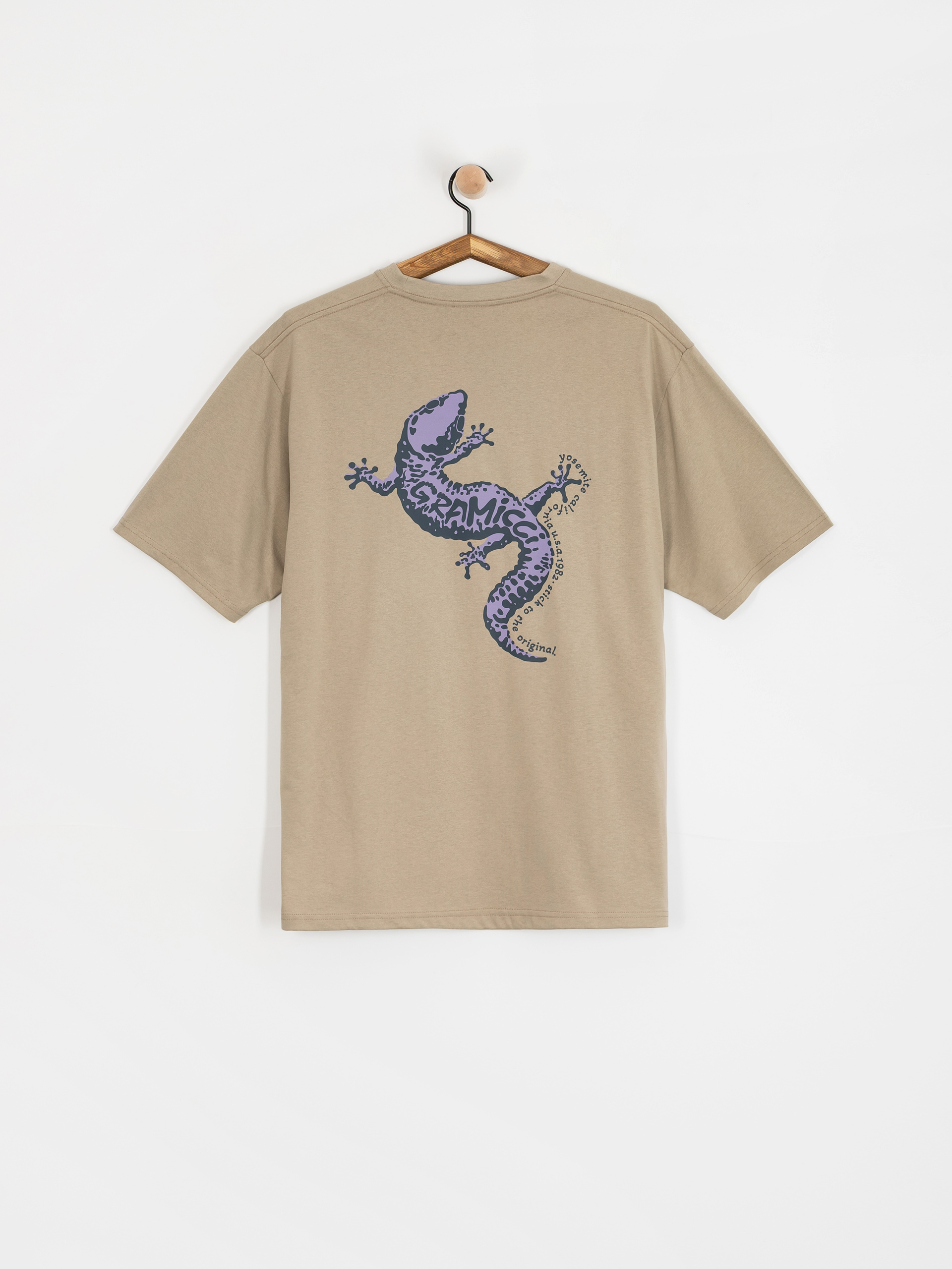 Gramicci T-Shirt Gecko (beige)