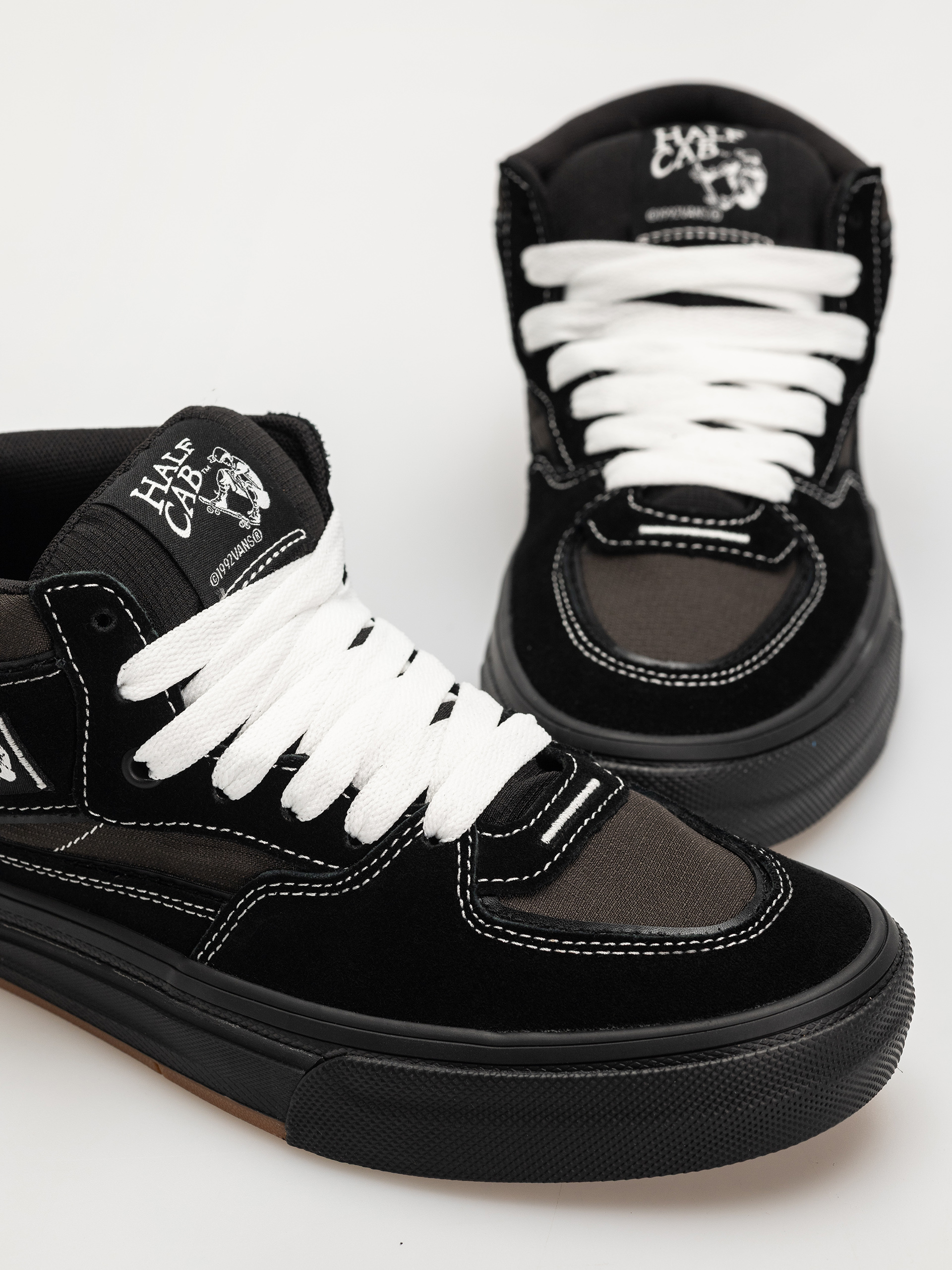 Vans Skate Half Cab Wafflecup Schuhe (black/asphalt)