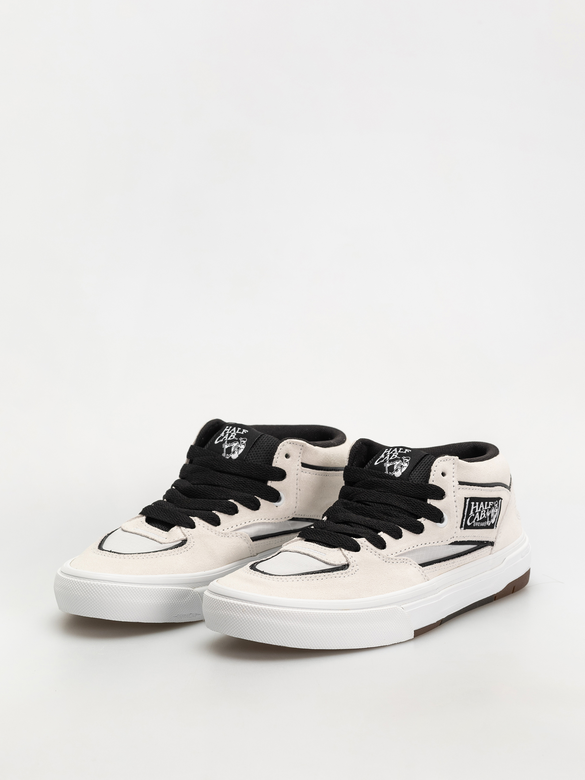Vans Skate Half Cab Wafflecup Shoes (white/black)