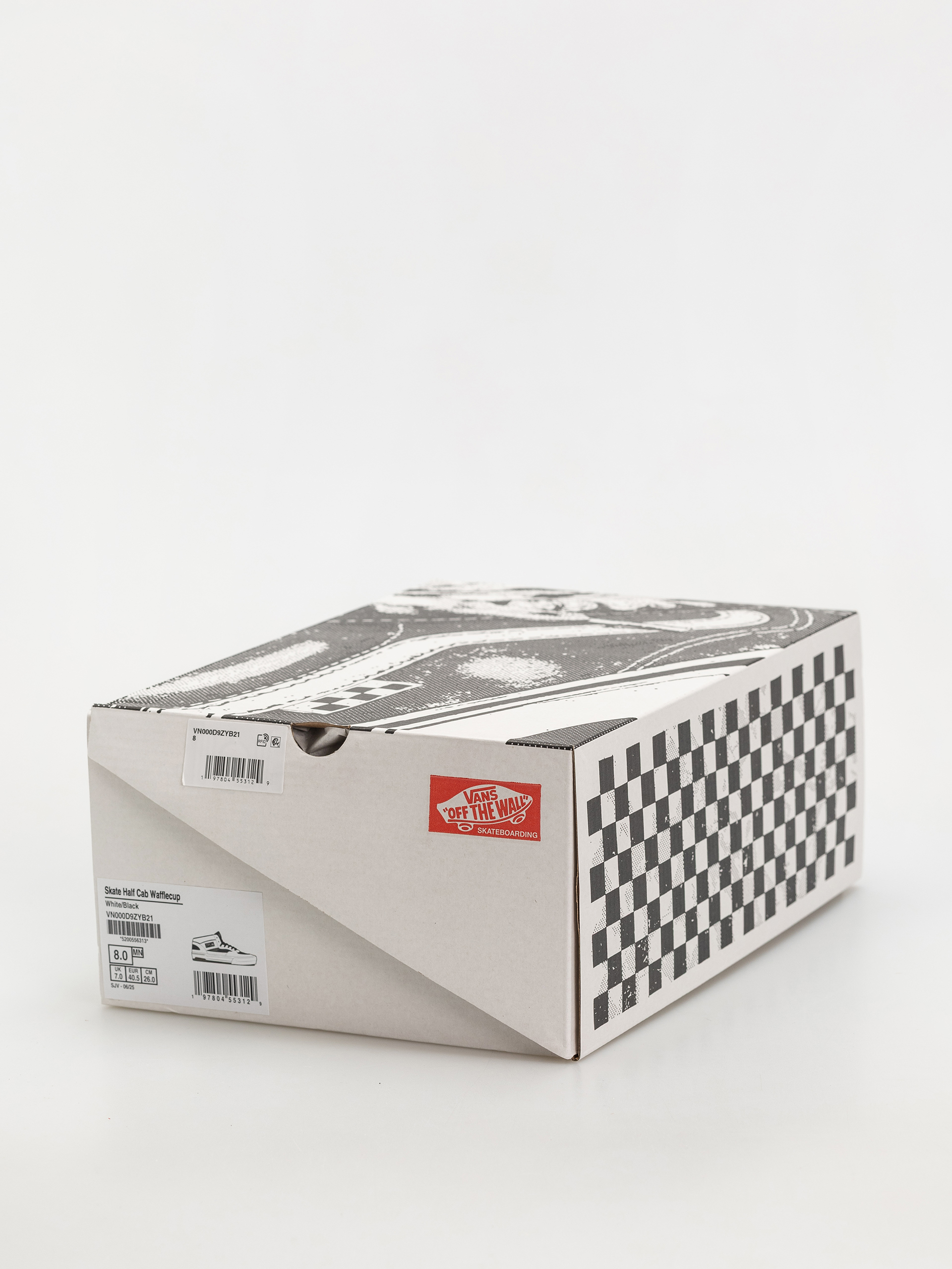 Vans Skate Half Cab Wafflecup Schuhe (white/black)