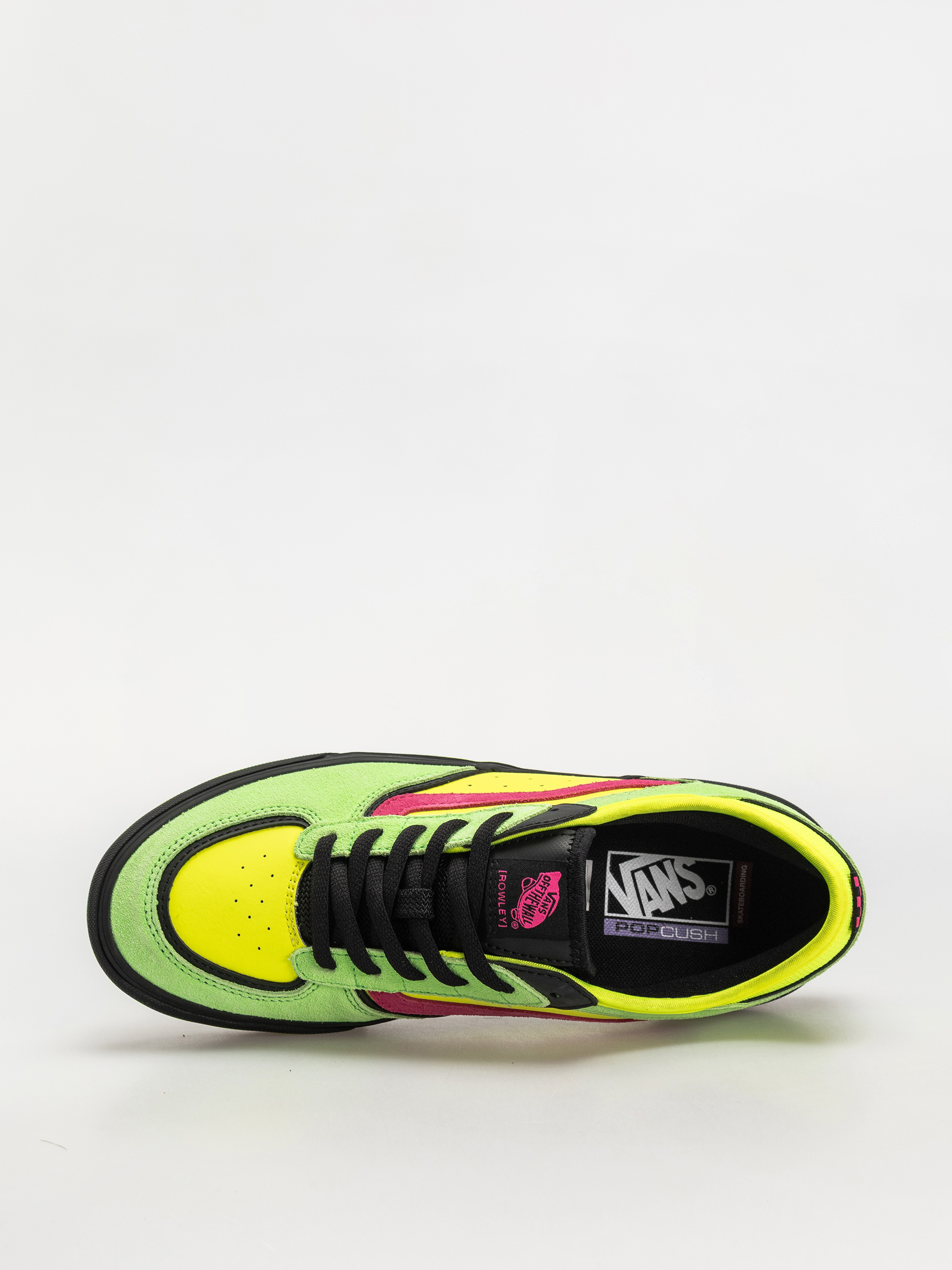 Vans Skate Rowley Shoes (neon pink/green)