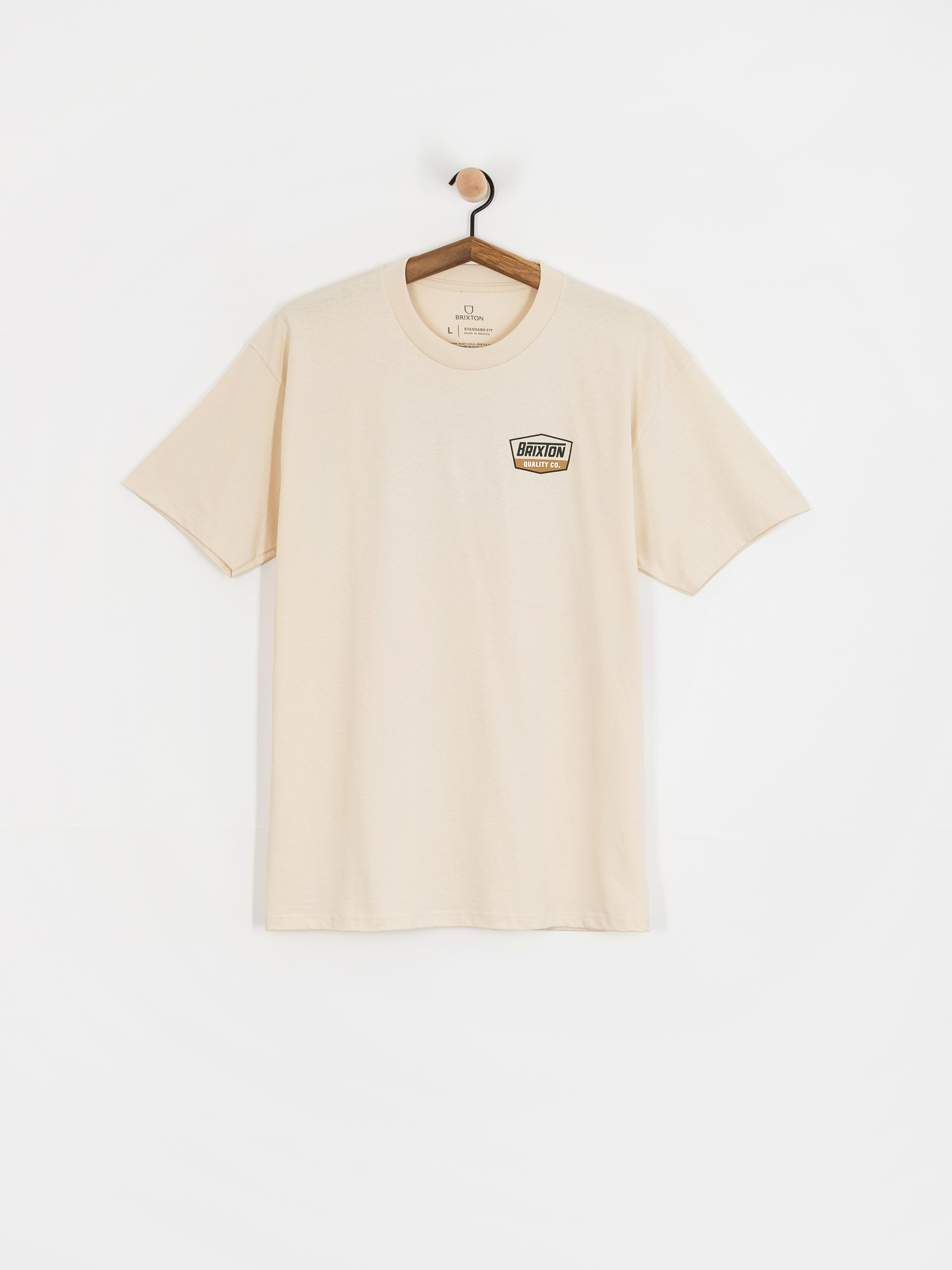 Brixton T-Shirt Regal Std (cream/dark green/metal bronze)