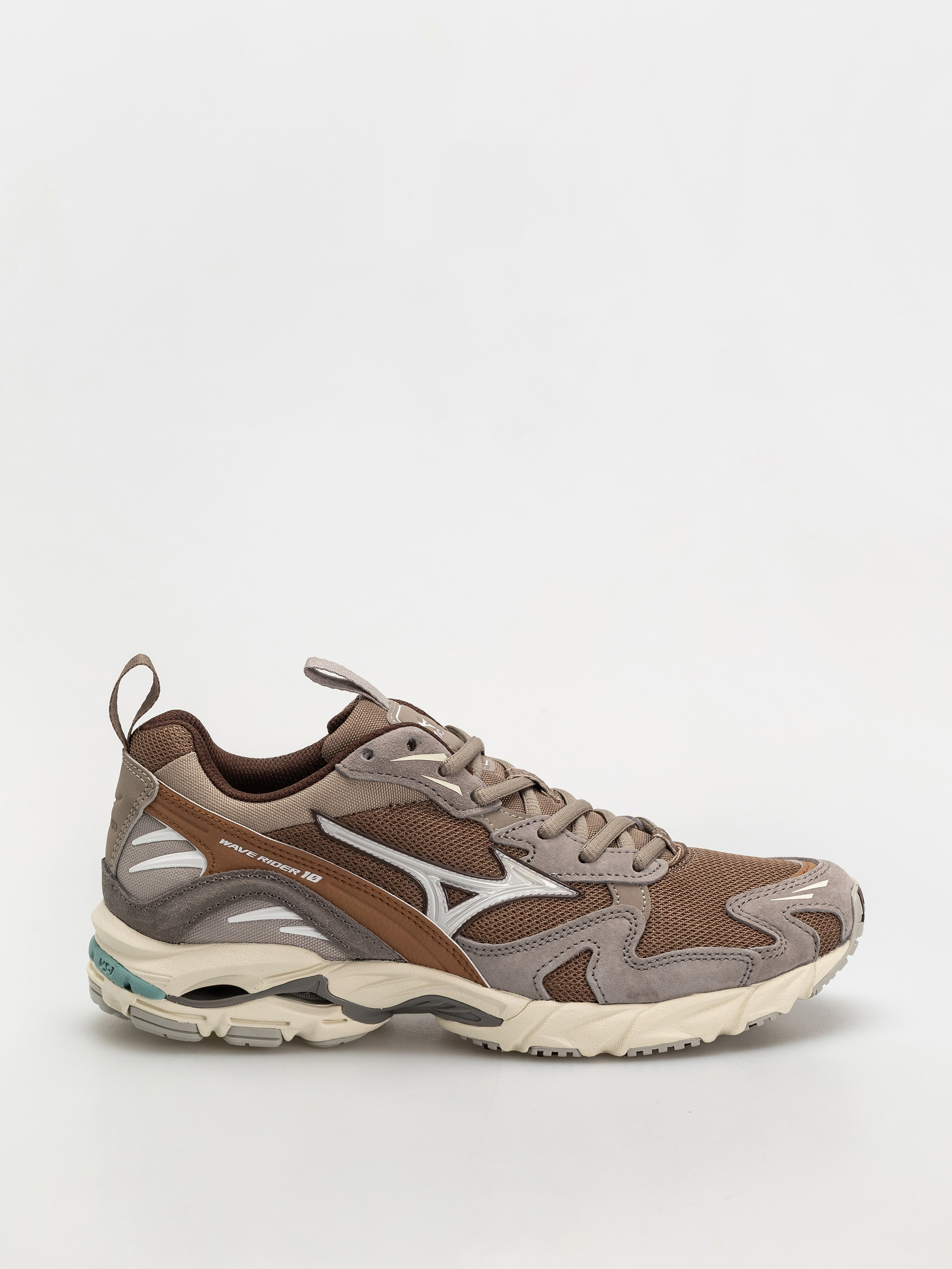 Mizuno Shoes Wave Rider 10 (fossil/white/thrush)