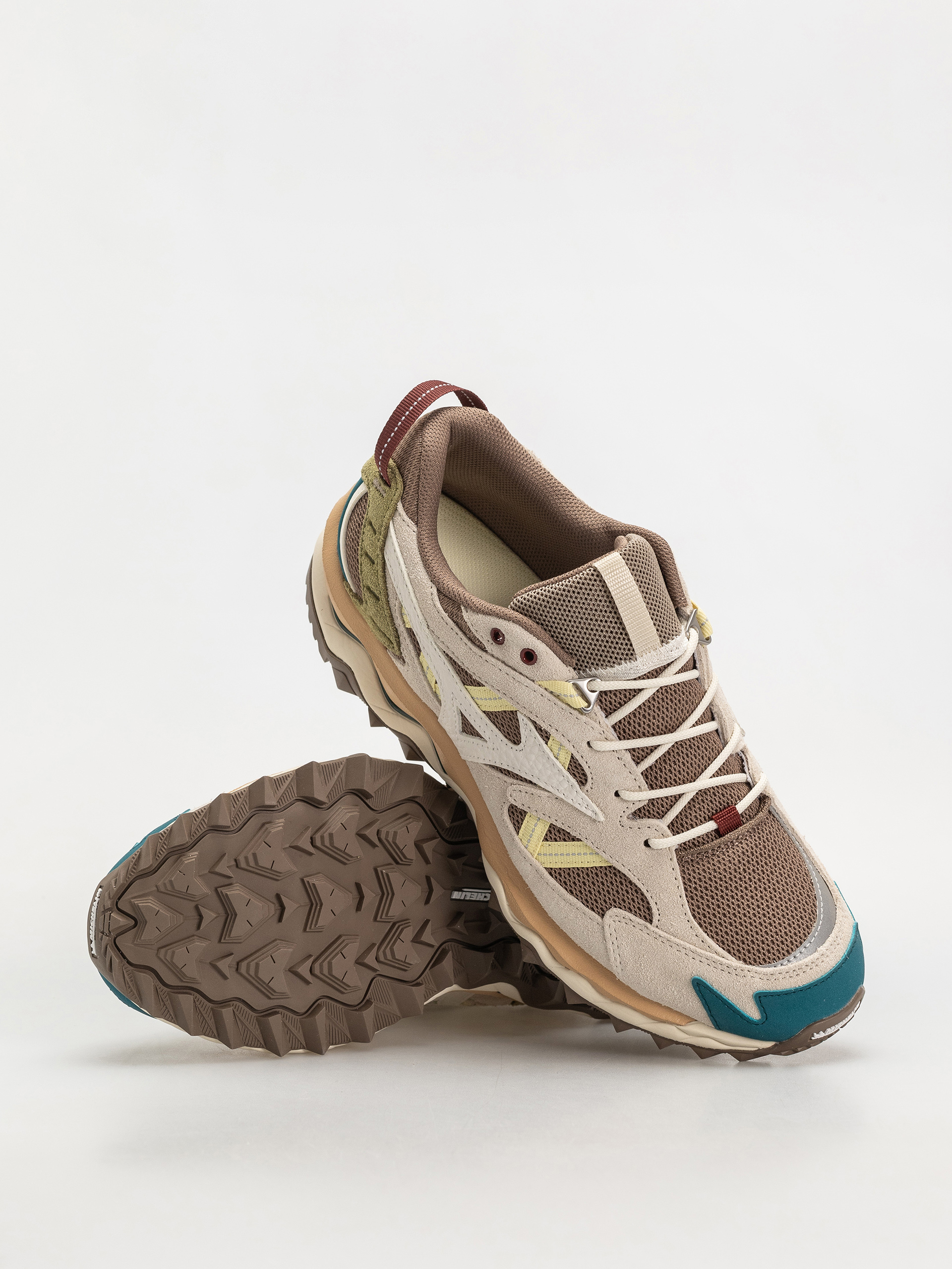Mizuno Shoes Wave Mujin TL (fossil/snow white/summer sand)