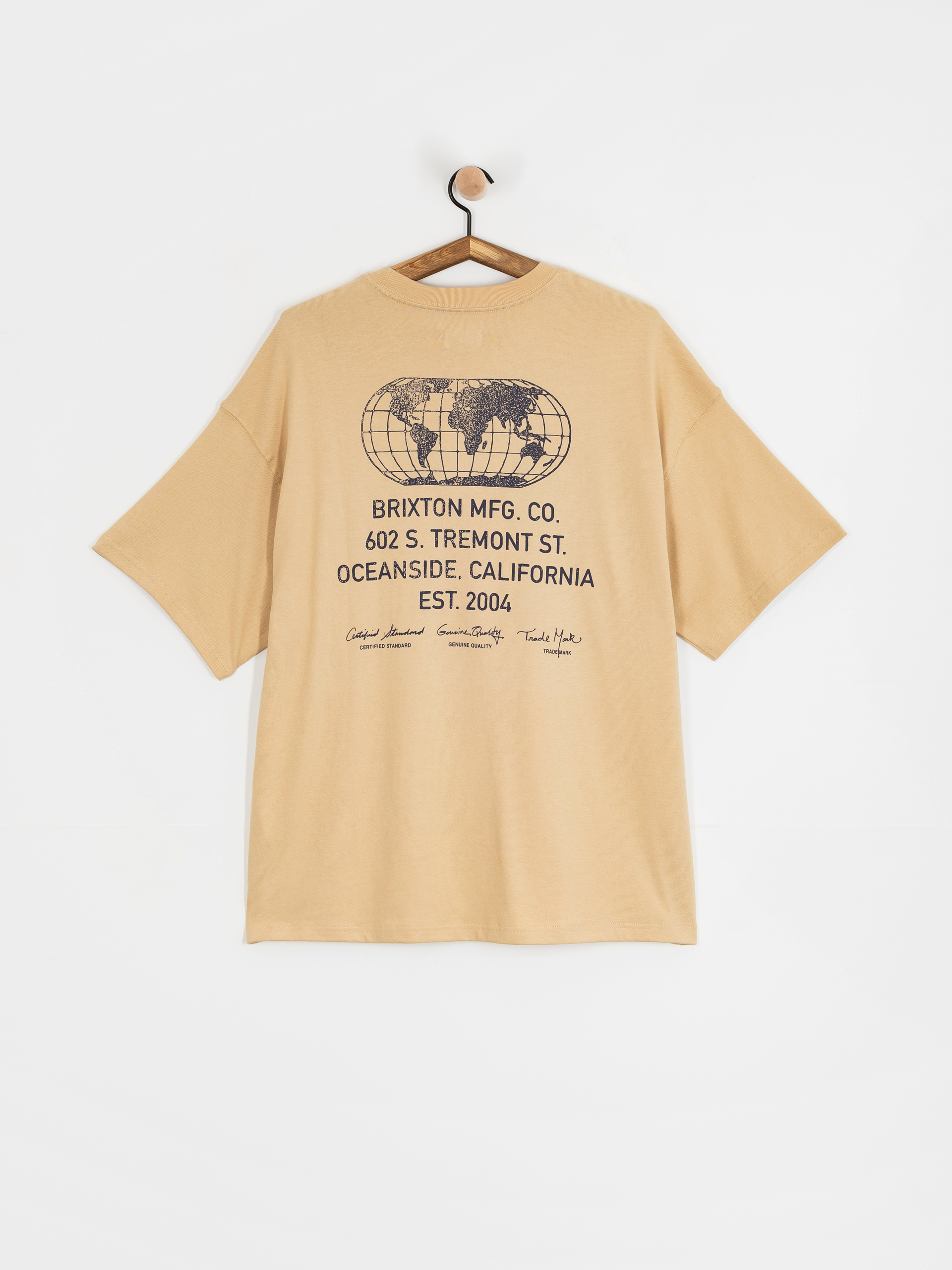 Brixton T-Shirt Union Hw Relaxed (cream classic wash)