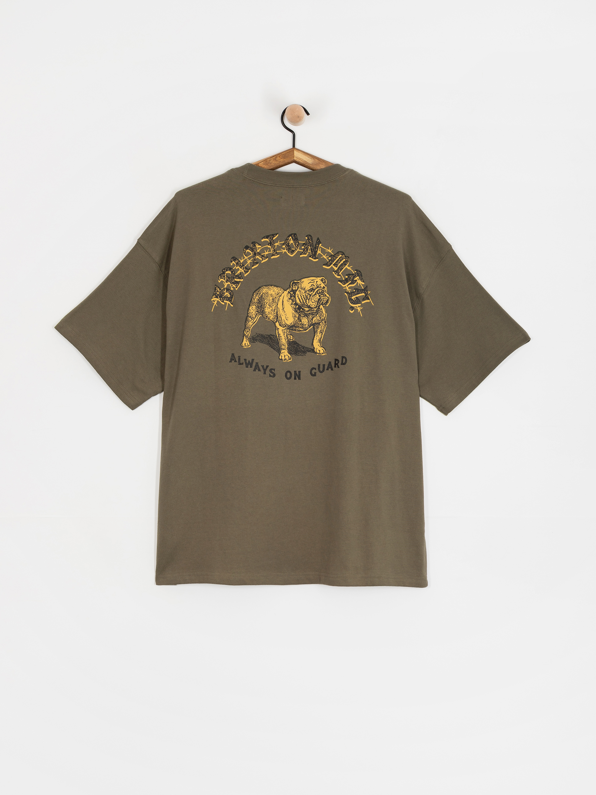 Brixton T-Shirt Bauer Hw Relaxed (olive surplus classic wash)