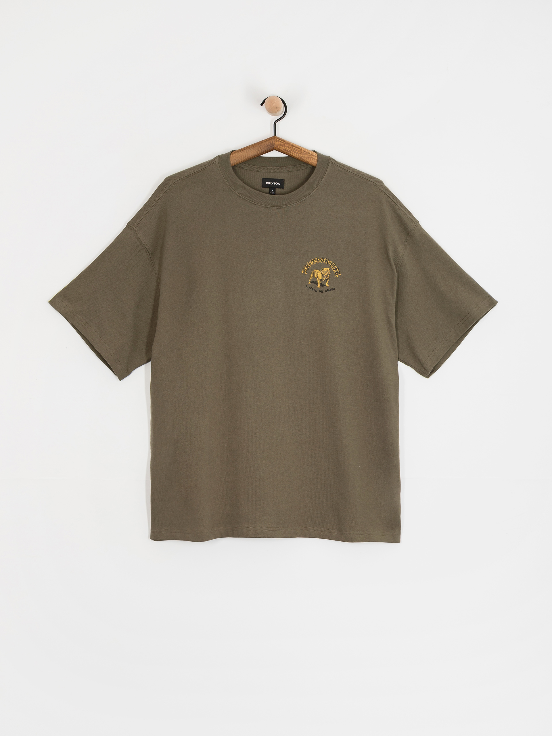 Brixton T-Shirt Bauer Hw Relaxed (olive surplus classic wash)