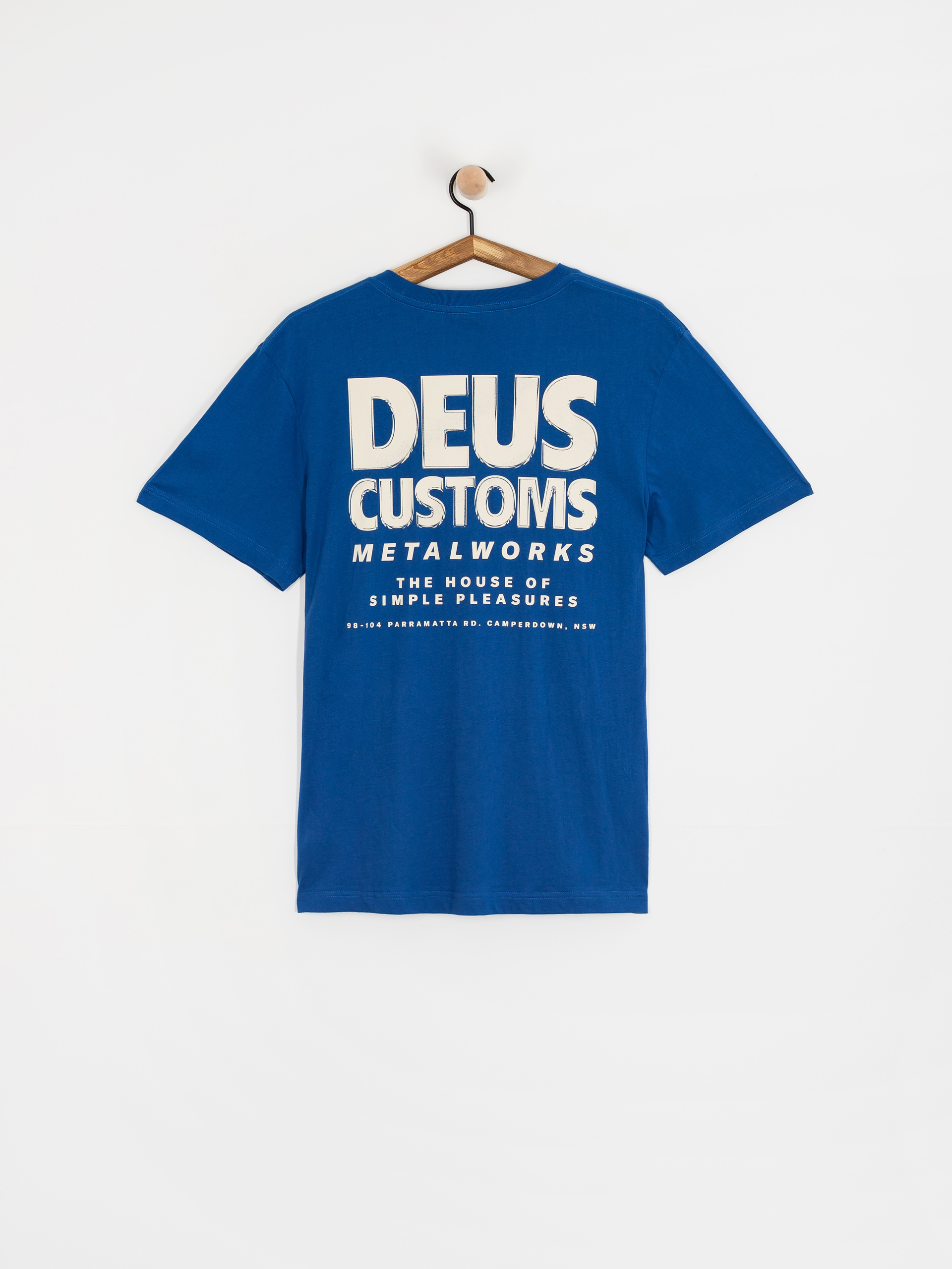 Deus Ex Machina T-Shirt Chromium (classic blue)