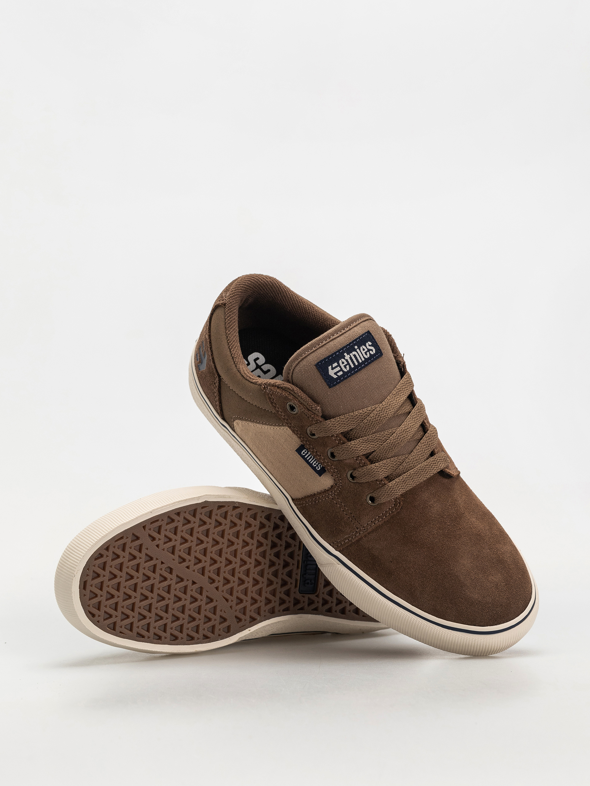 Etnies Barge Ls Shoes (brown/tan/blue)