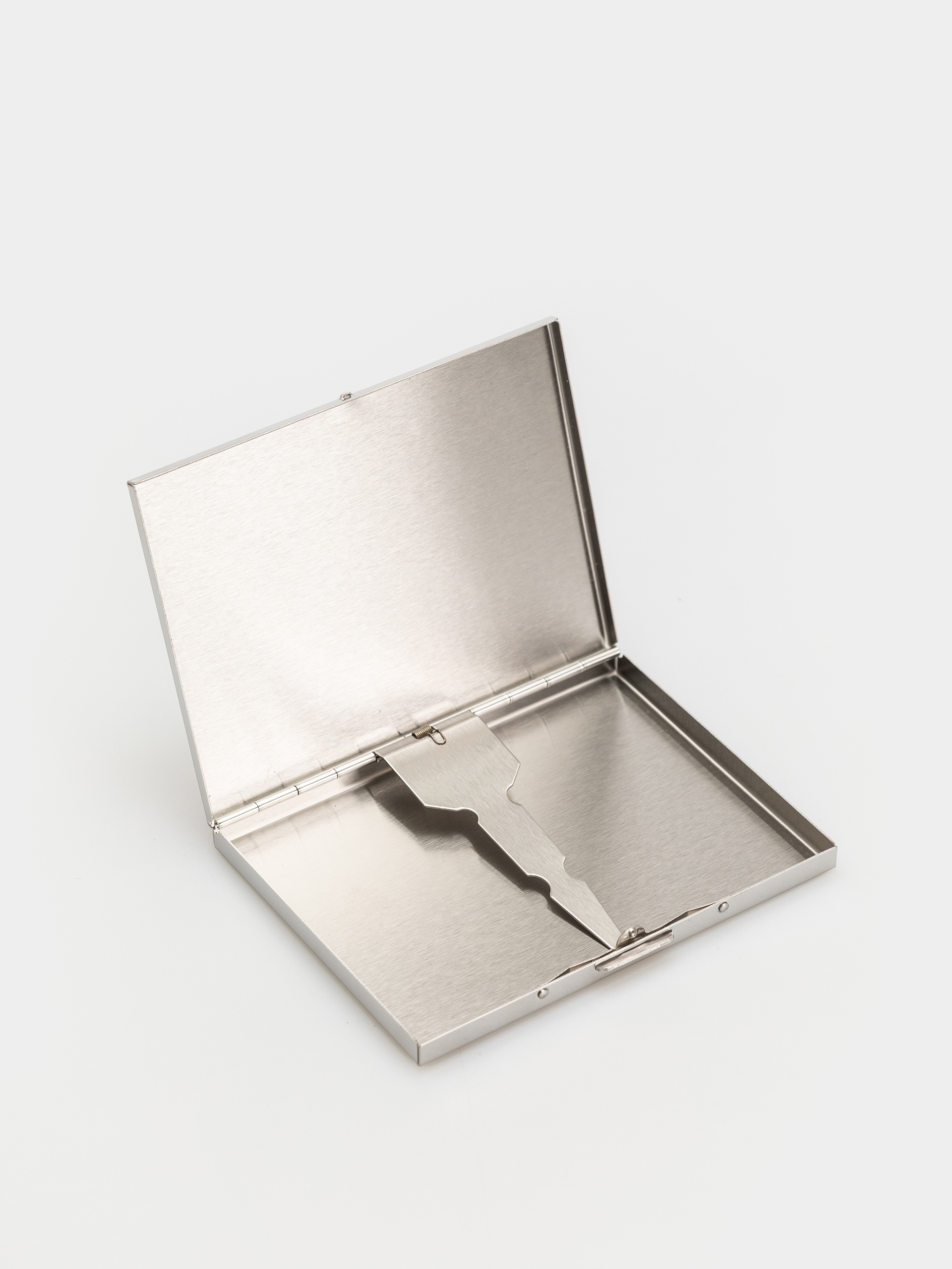 Wasted Paris Crest Metal Cigarette Case Akcesoria (silver)