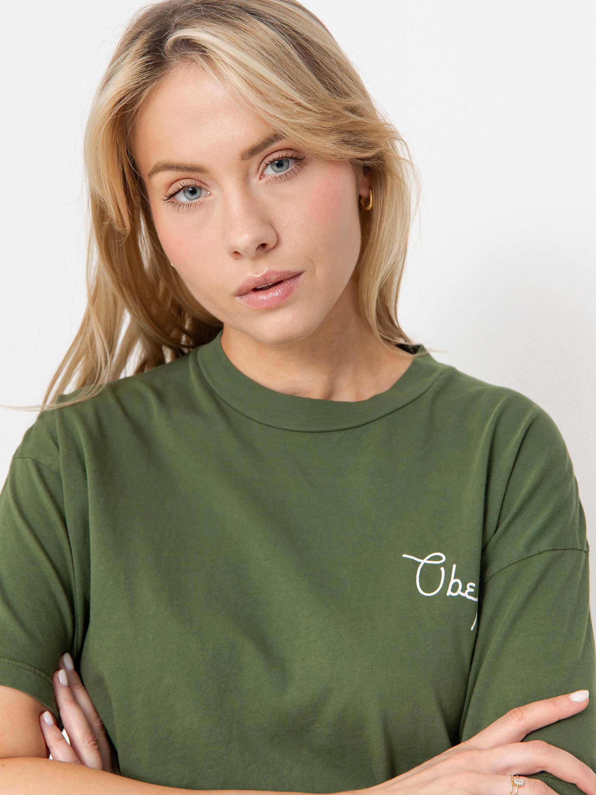 OBEY Obey Scripty Cities Wmn T-Shirt (bronze green)