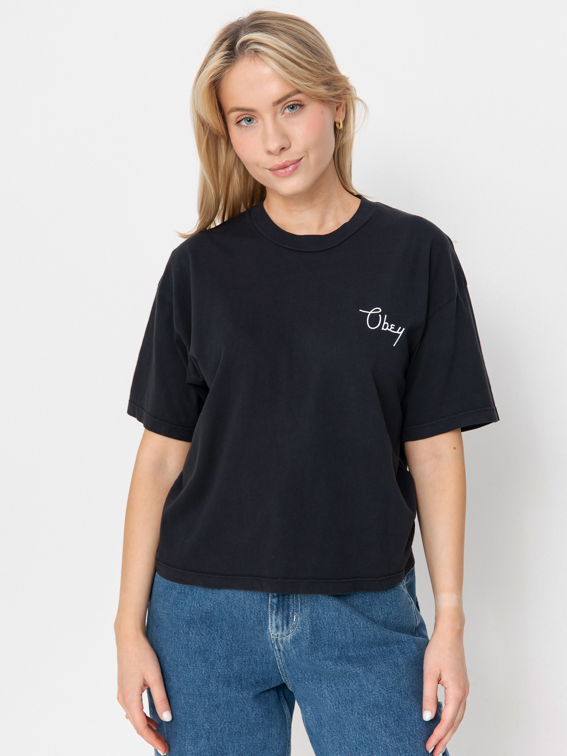 OBEY Obey Scripty Cities Wmn T-Shirt (digital black)