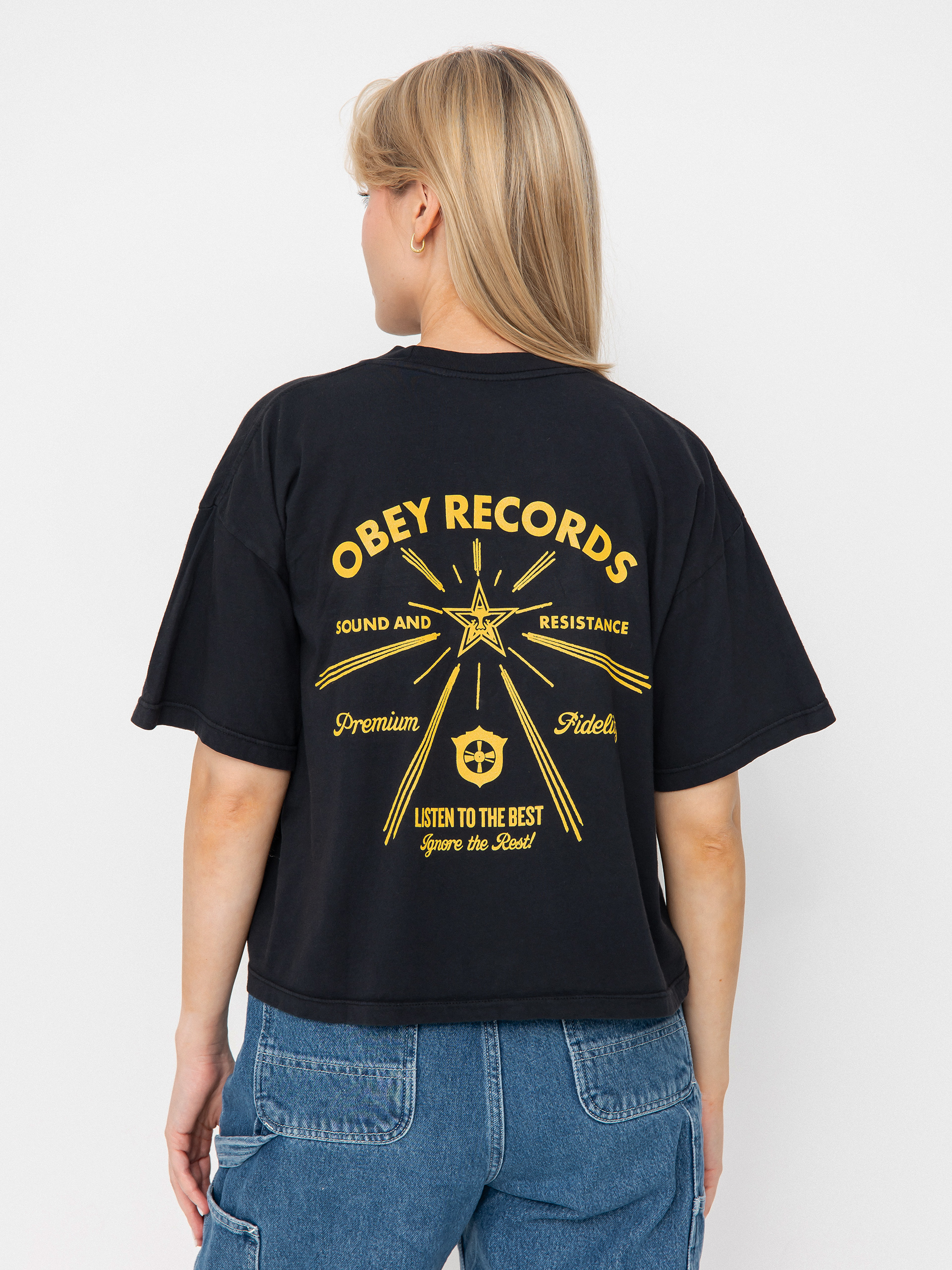 OBEY Obey Listen To The Best Wmn T-Shirt (digital black)
