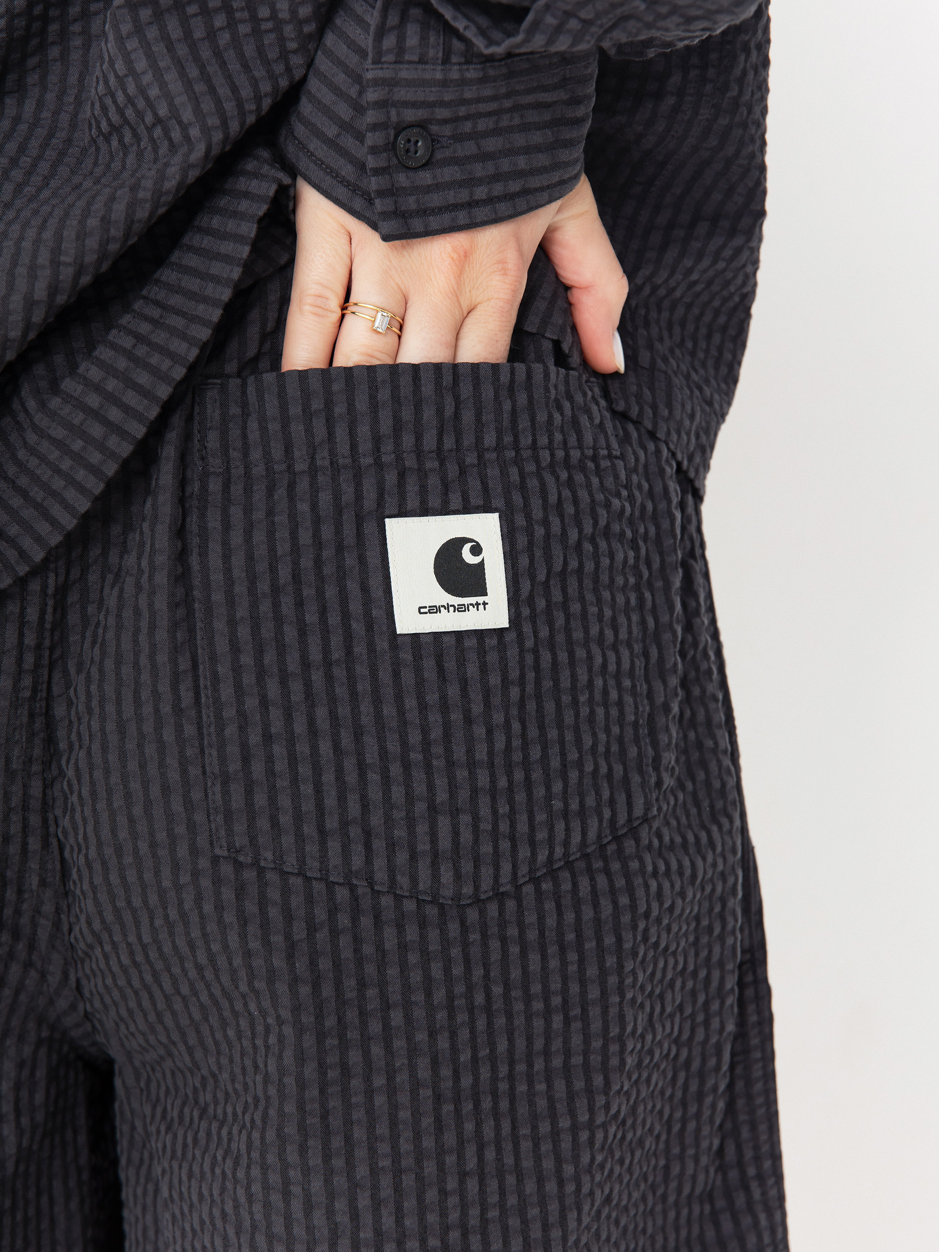 Carhartt WIP Toland Wmn Shorts (toland stripe/black)