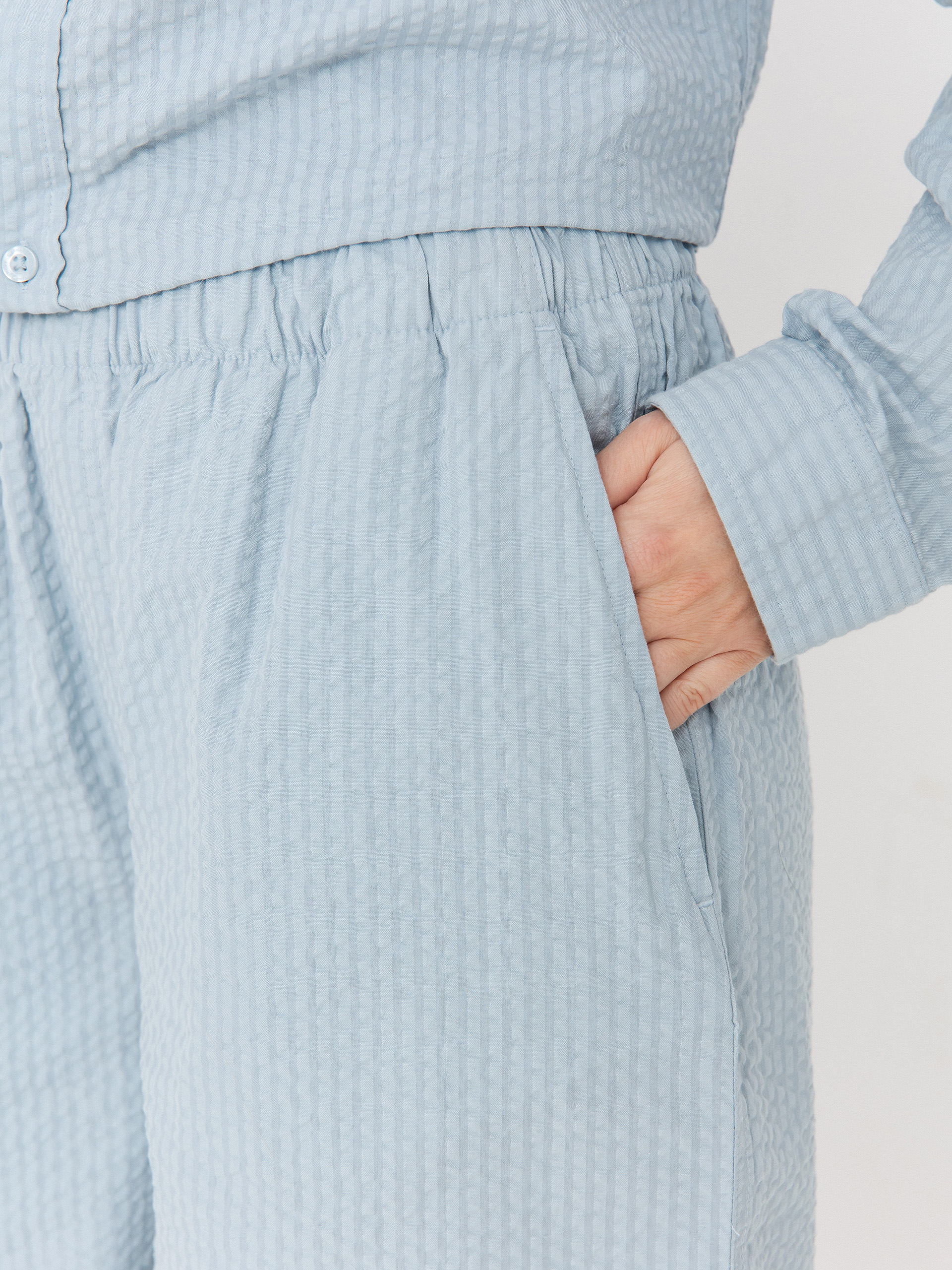 Carhartt WIP Toland Wmn Shorts (toland stripe/blue fog)