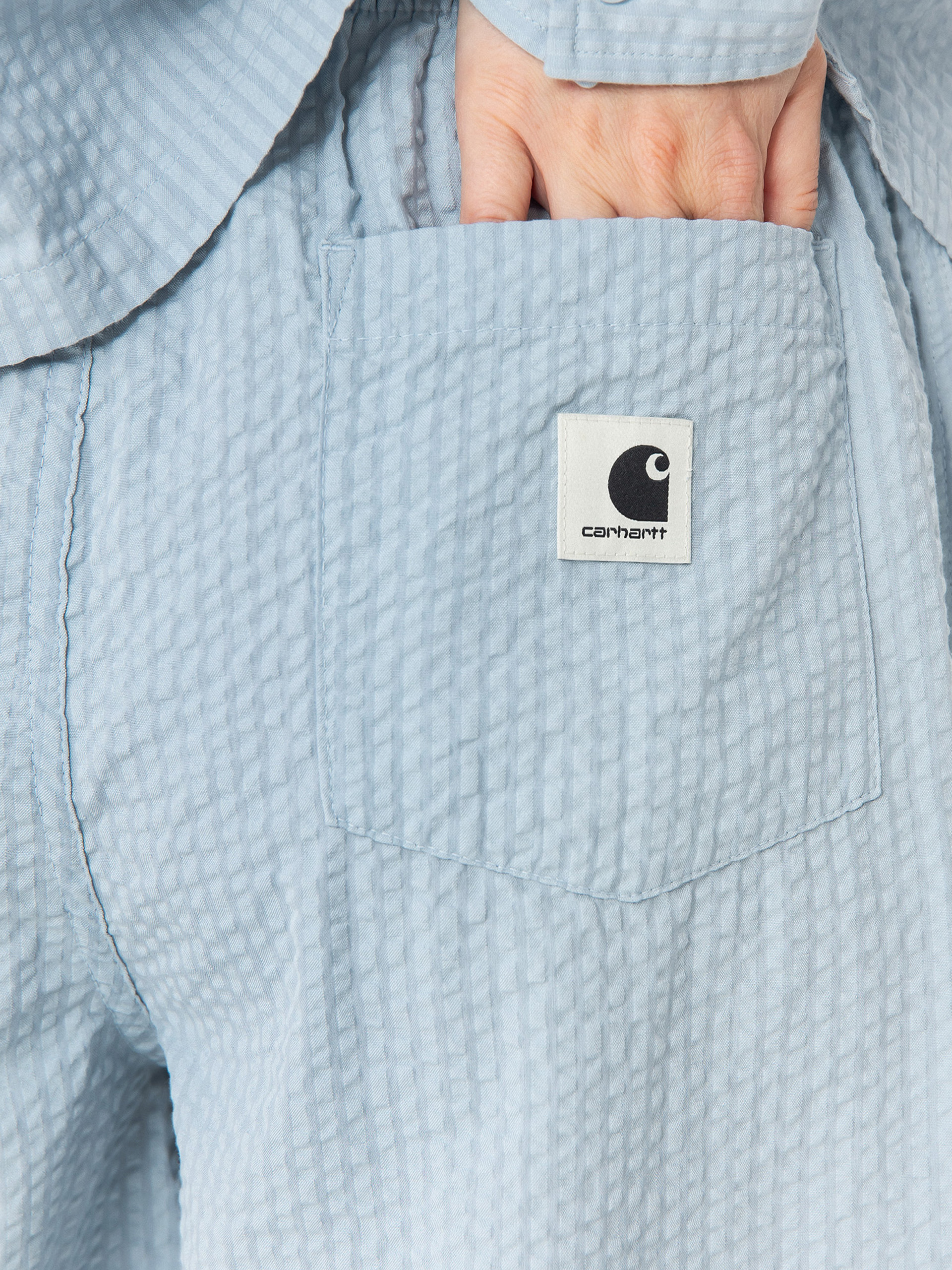 Carhartt WIP Toland Wmn Shorts (toland stripe/blue fog)