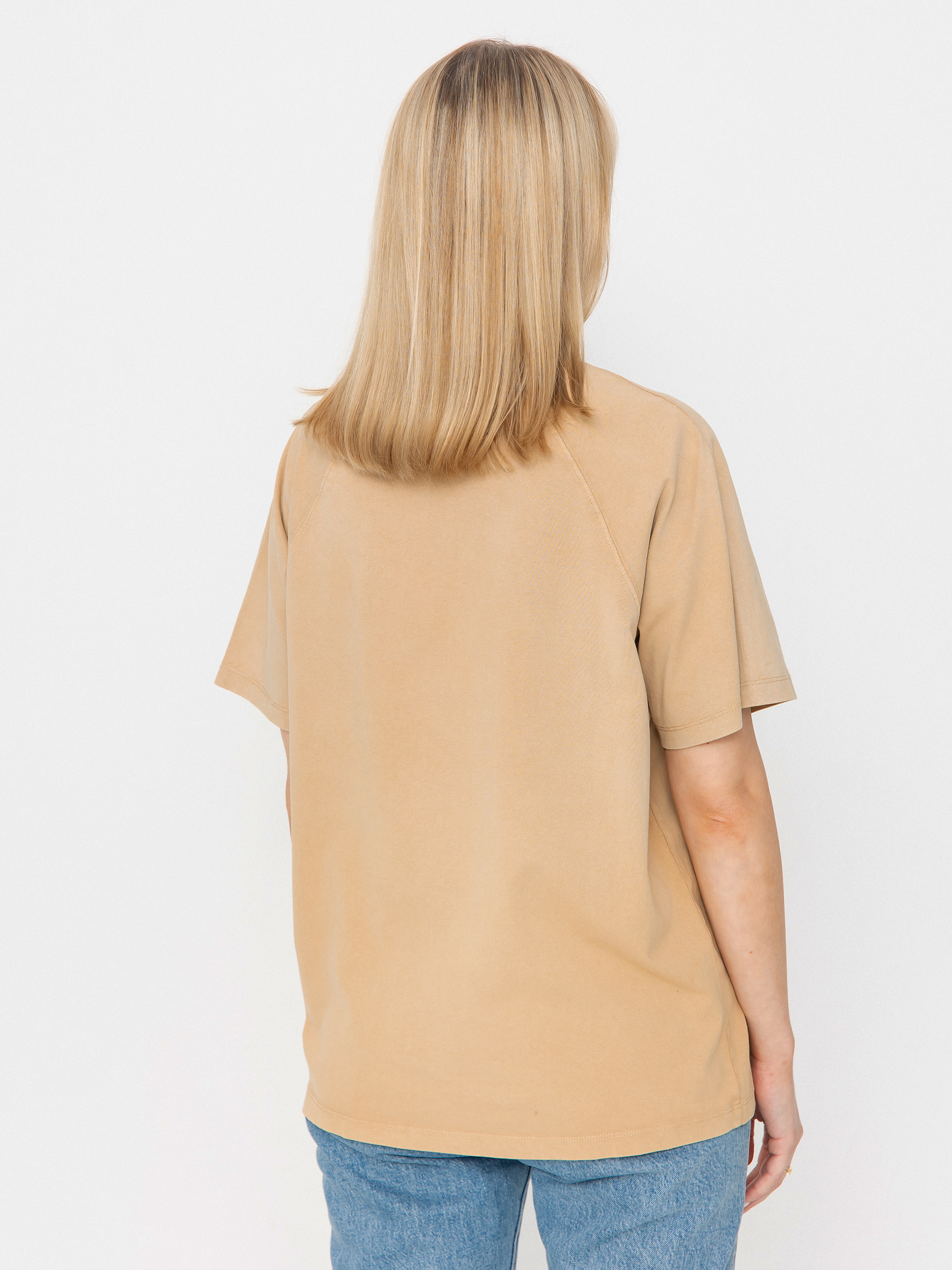 Carhartt WIP Hudson Wmn T-Shirt (dusty h brown/chalk wash)