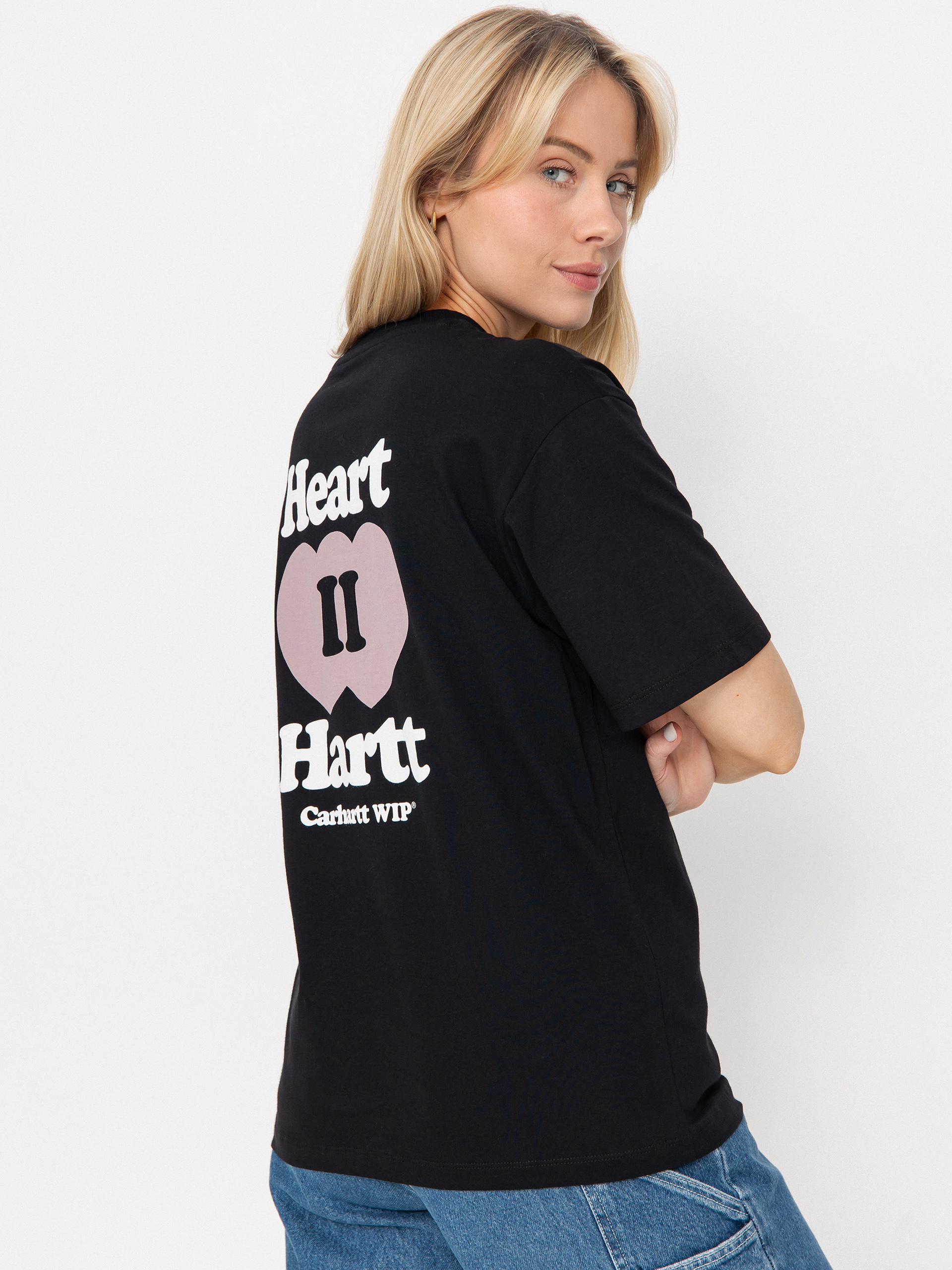 Carhartt WIP Heart II Hartt Wmn T-Shirt (black)