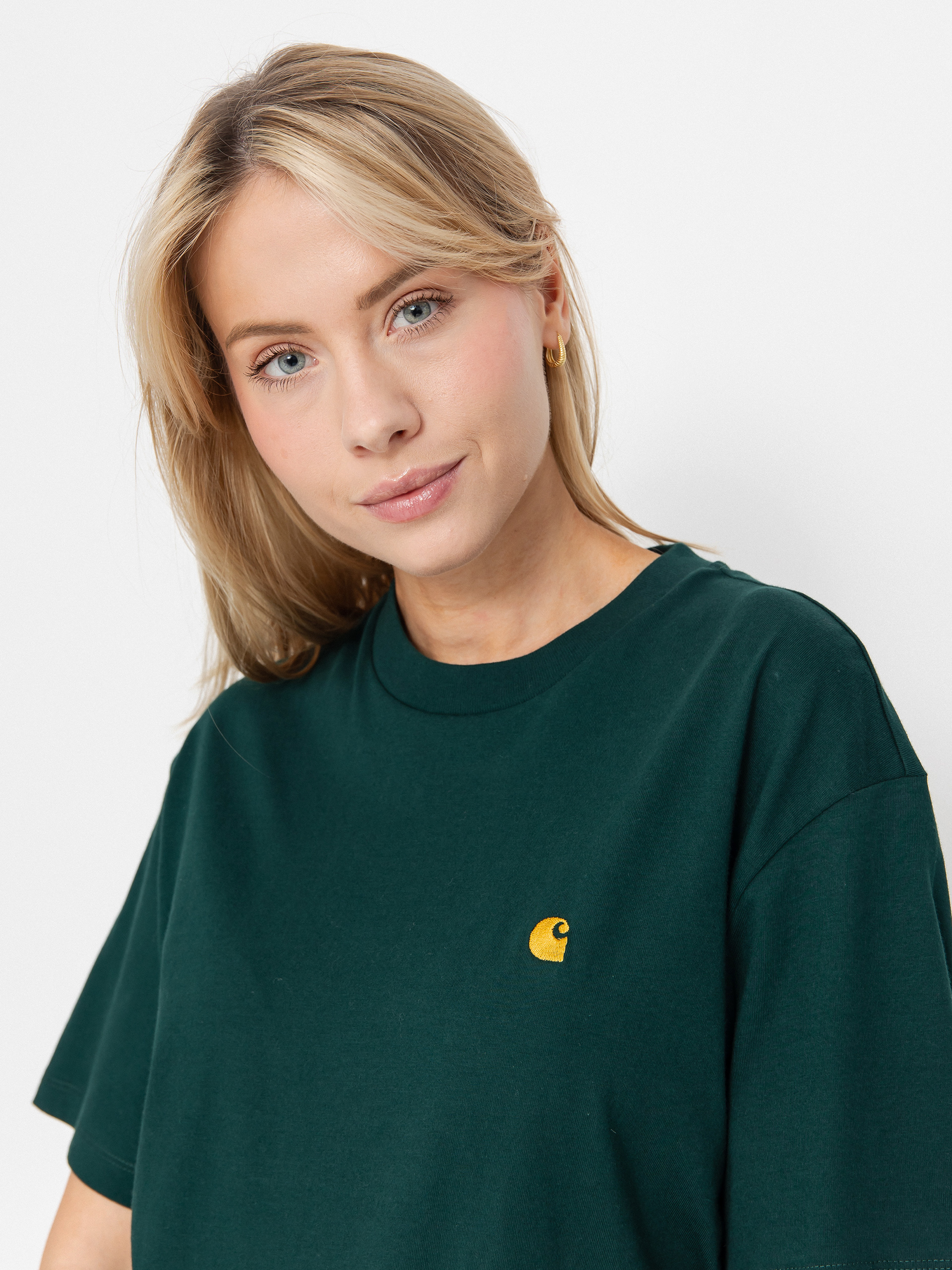 Carhartt WIP Chase Wmn T-Shirt (dark fir/gold)