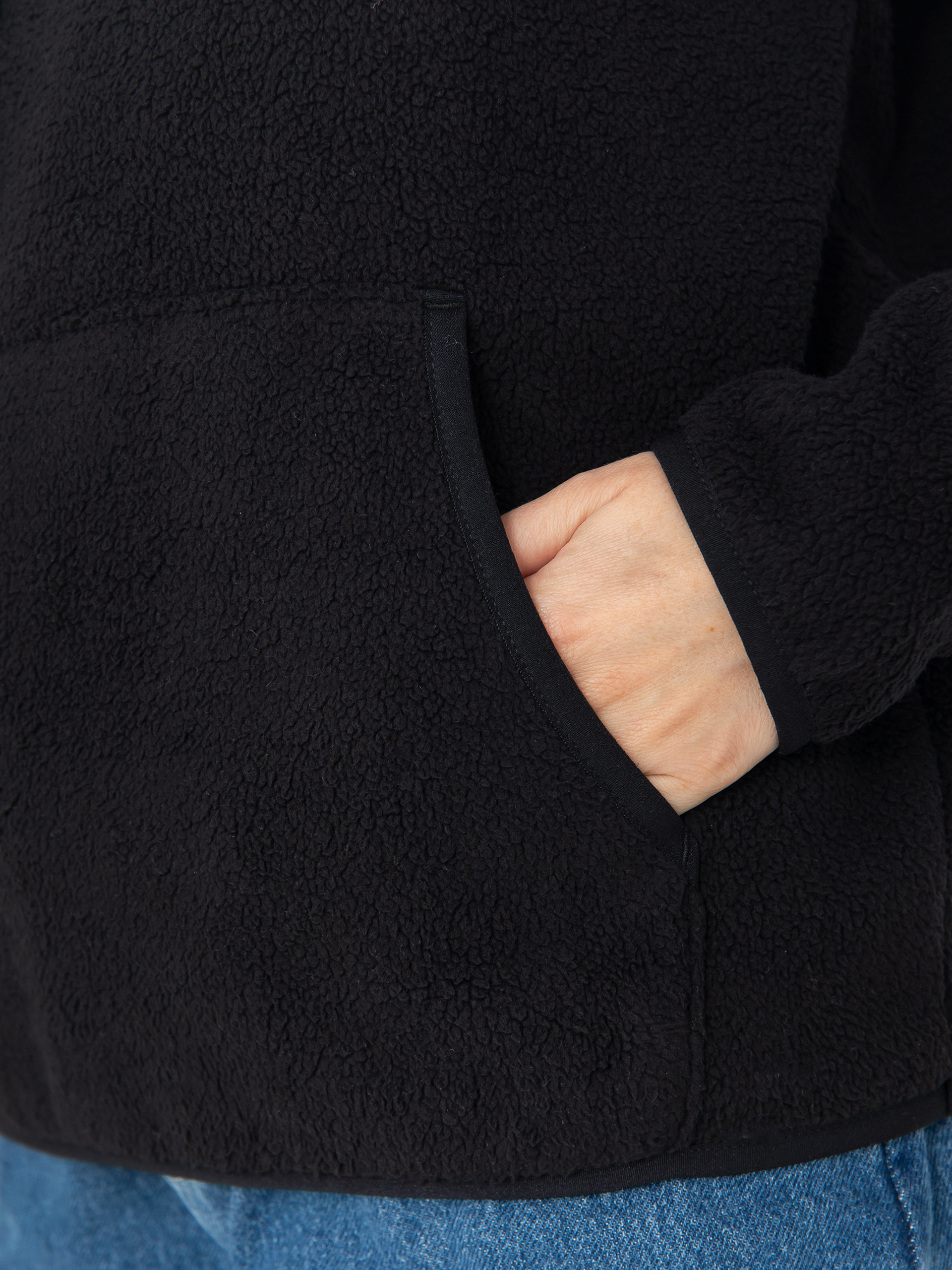 Damen Roxy Fleece Jacke Cool Calling (anthracite)