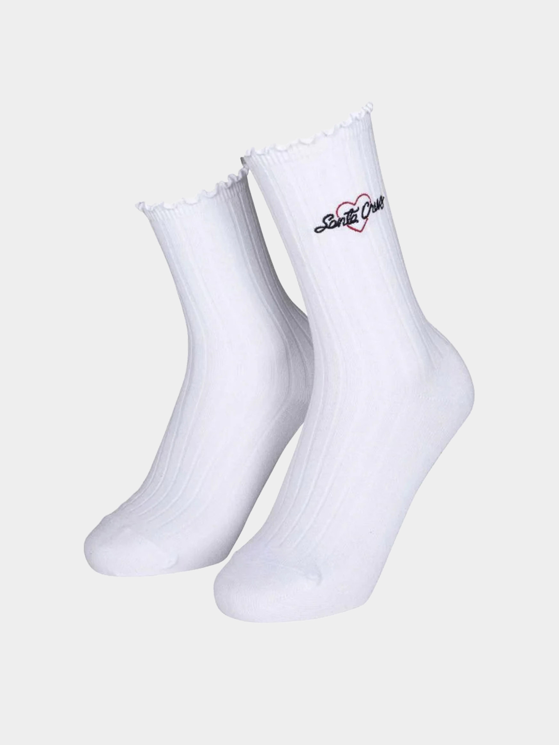 Santa Cruz Socken Love Script Socks 2pk Wmn (black & white)