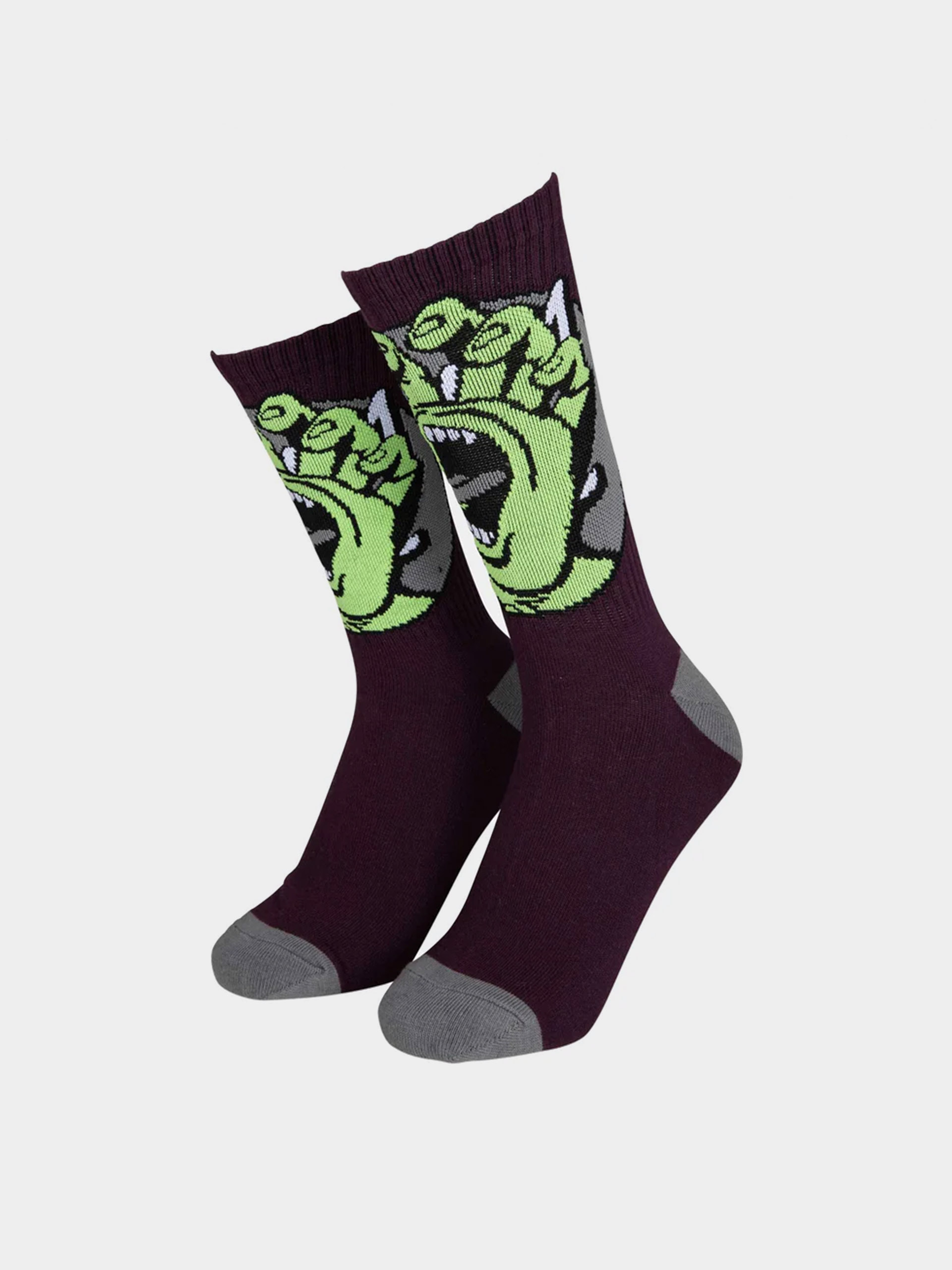 Santa Cruz Socken Hand Dot (dark cherry)