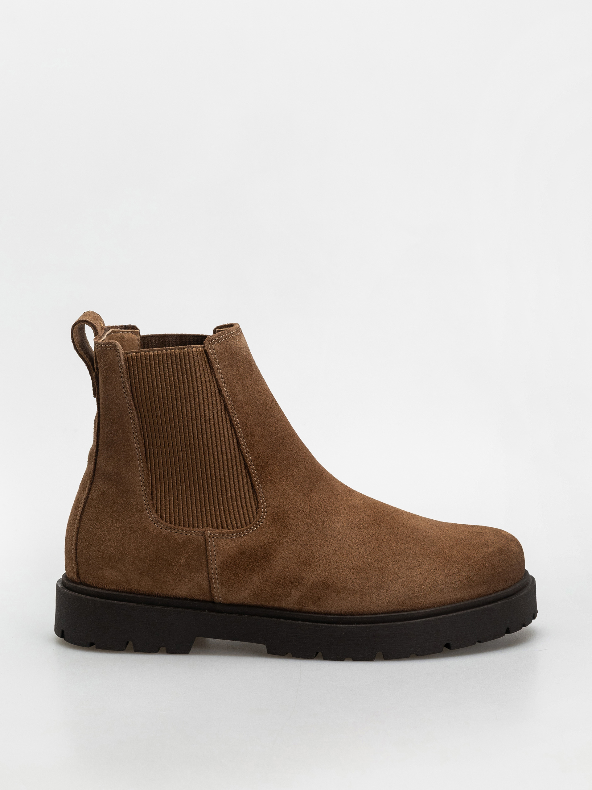 Birkenstock Shoes Highwood Slip On Suede Leather Narrow Wmn (dark tea)