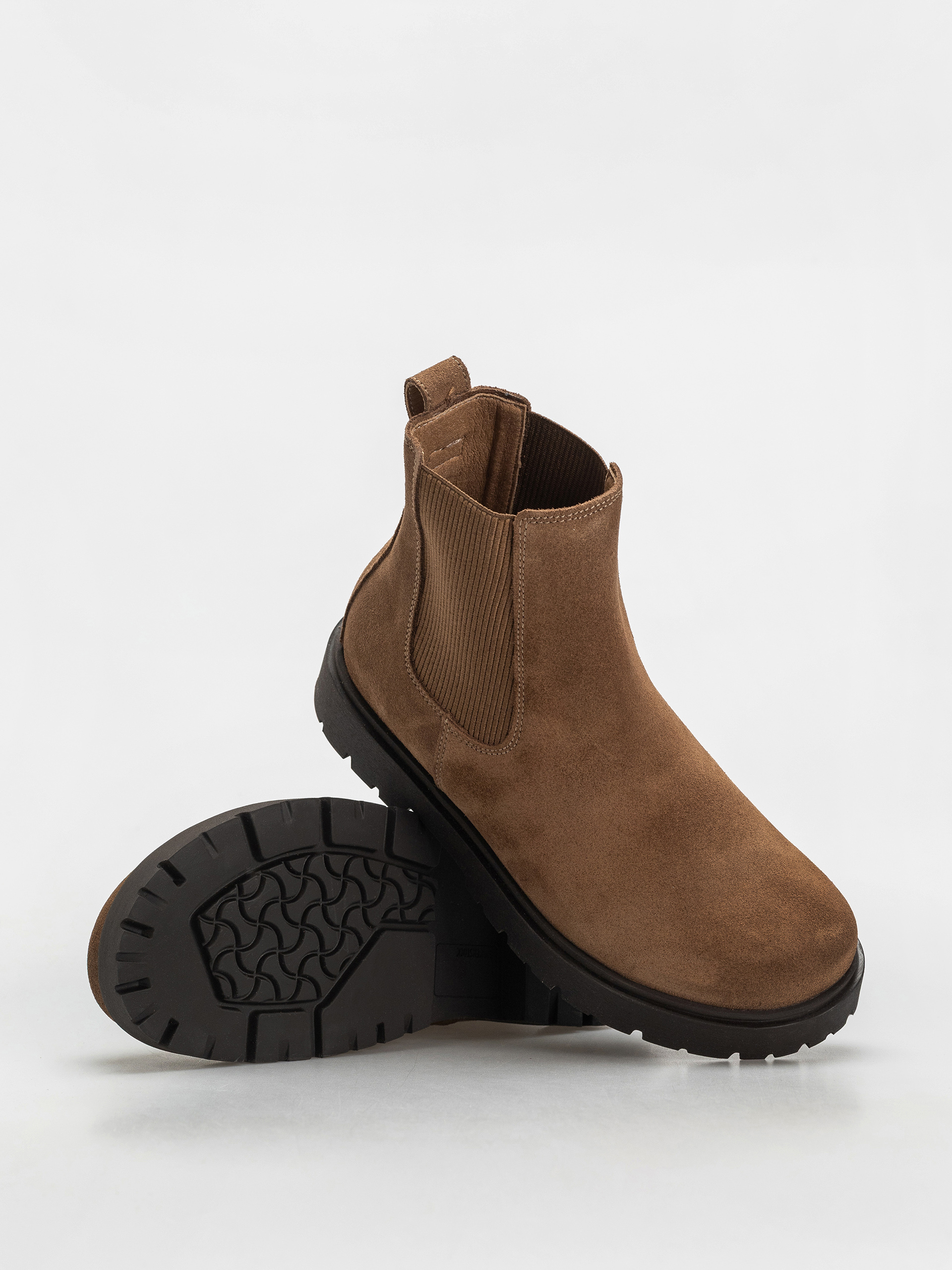 Birkenstock Schuhe Highwood Slip On Suede Leather Narrow Wmn (dark tea)